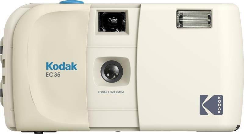 Kodak Ec35 Film Camera (Vanilla White) + Ultra Max 24 Exp Film - Digital Kameras Rk0709