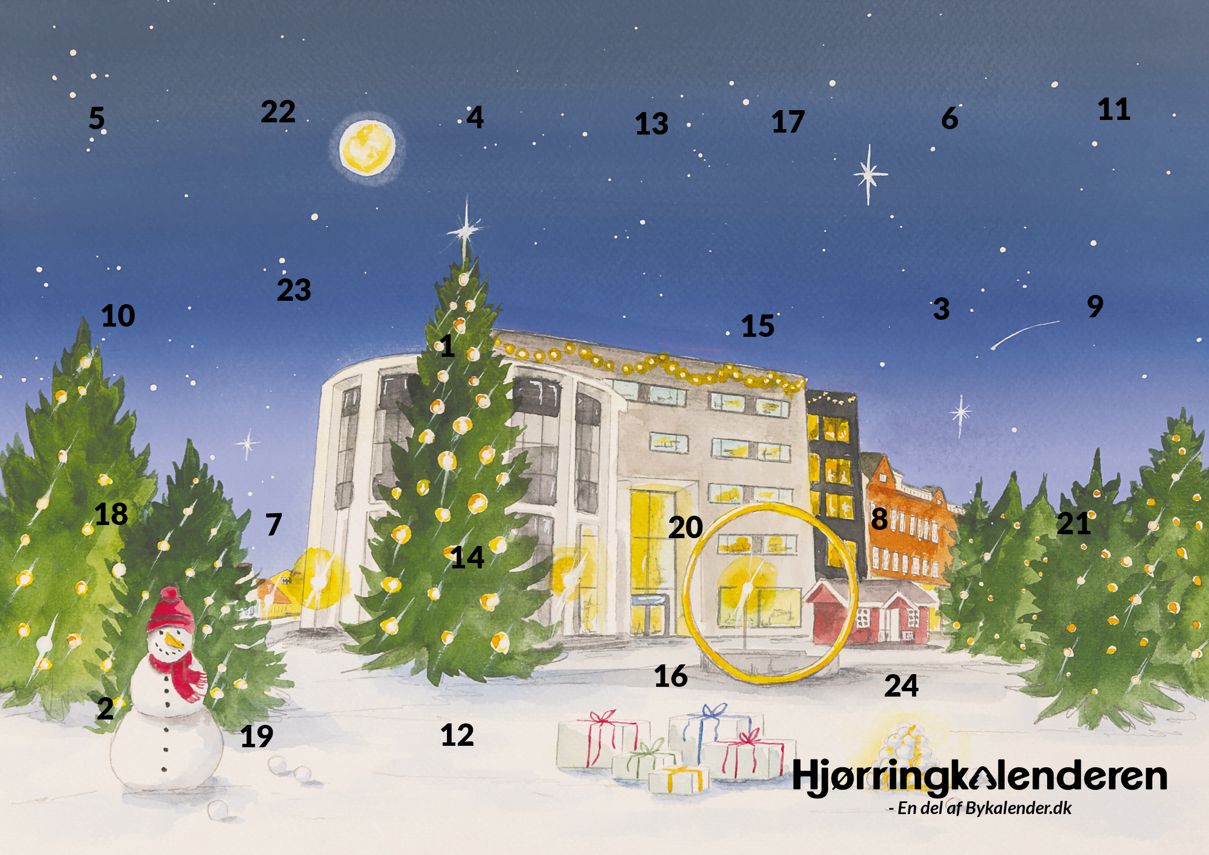 Bykalender Hjørringkalenderen - Adventskalender