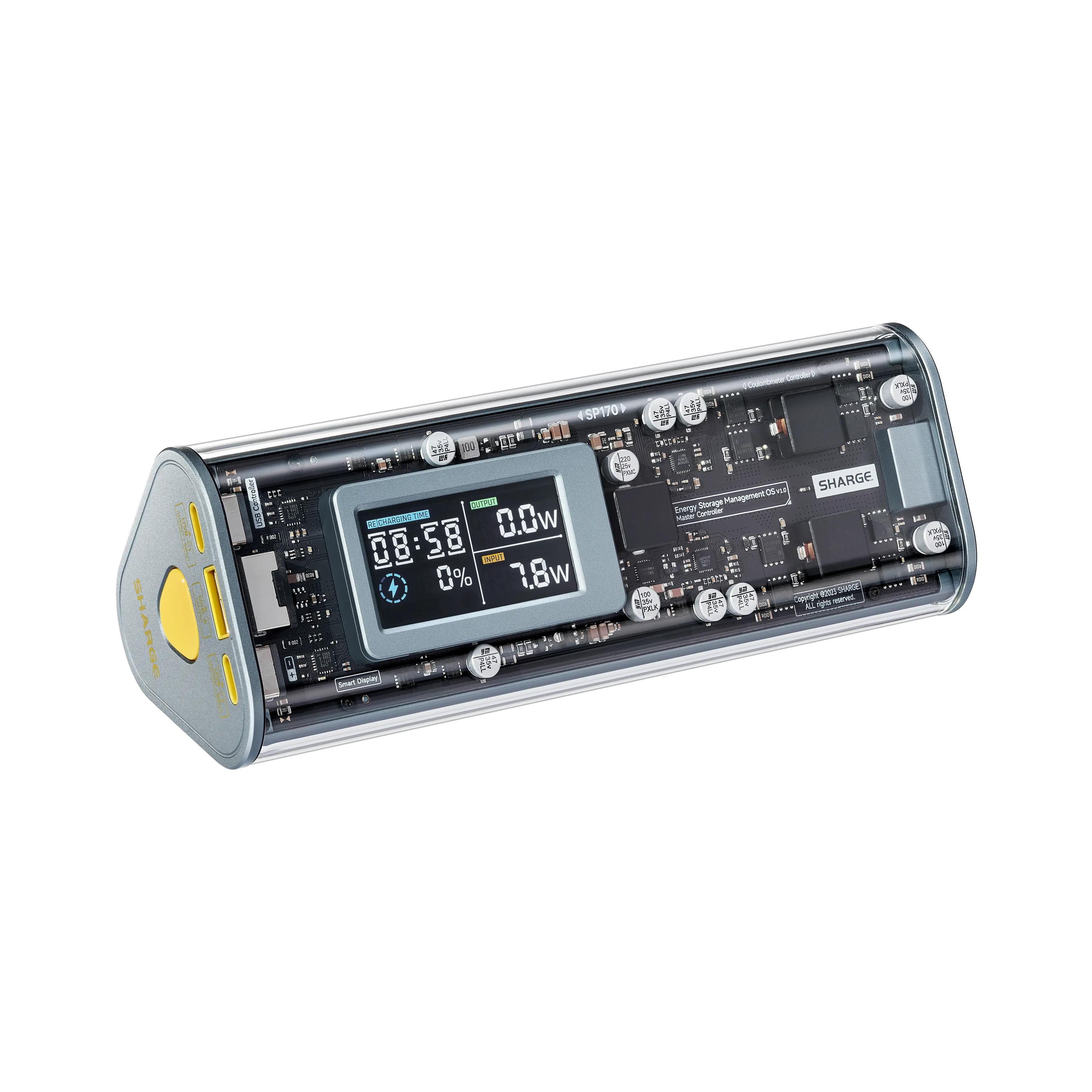 Sharge S?Har?Geek 170 Powerbank - Grey - 24000 Mah - Powerbank Akku