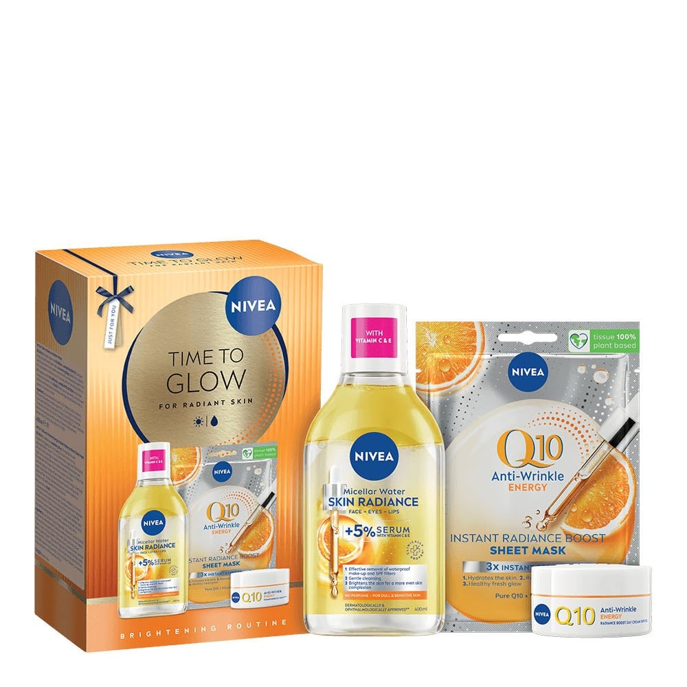 Nivea Time to Glow Giftpack - Geschenkbox 7319470119314