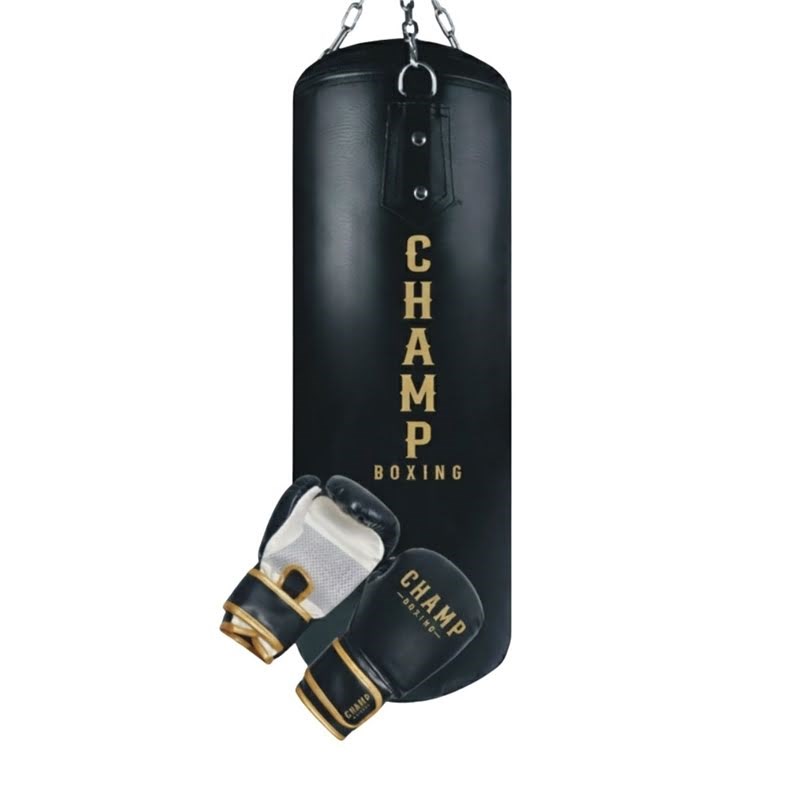 Champ Junior Boksesæt 11 kg - Sort/guld - Sport Fitness Ch1003bl/goone Size