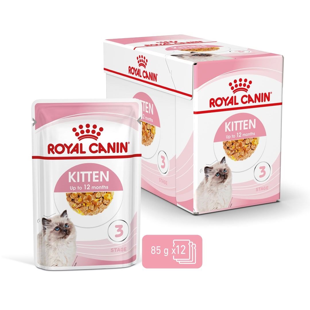 Royal Canin Fhn Kitten Instinctive in Gelee - Nassfutter Für Kätzchen - 12x85g - Katzen