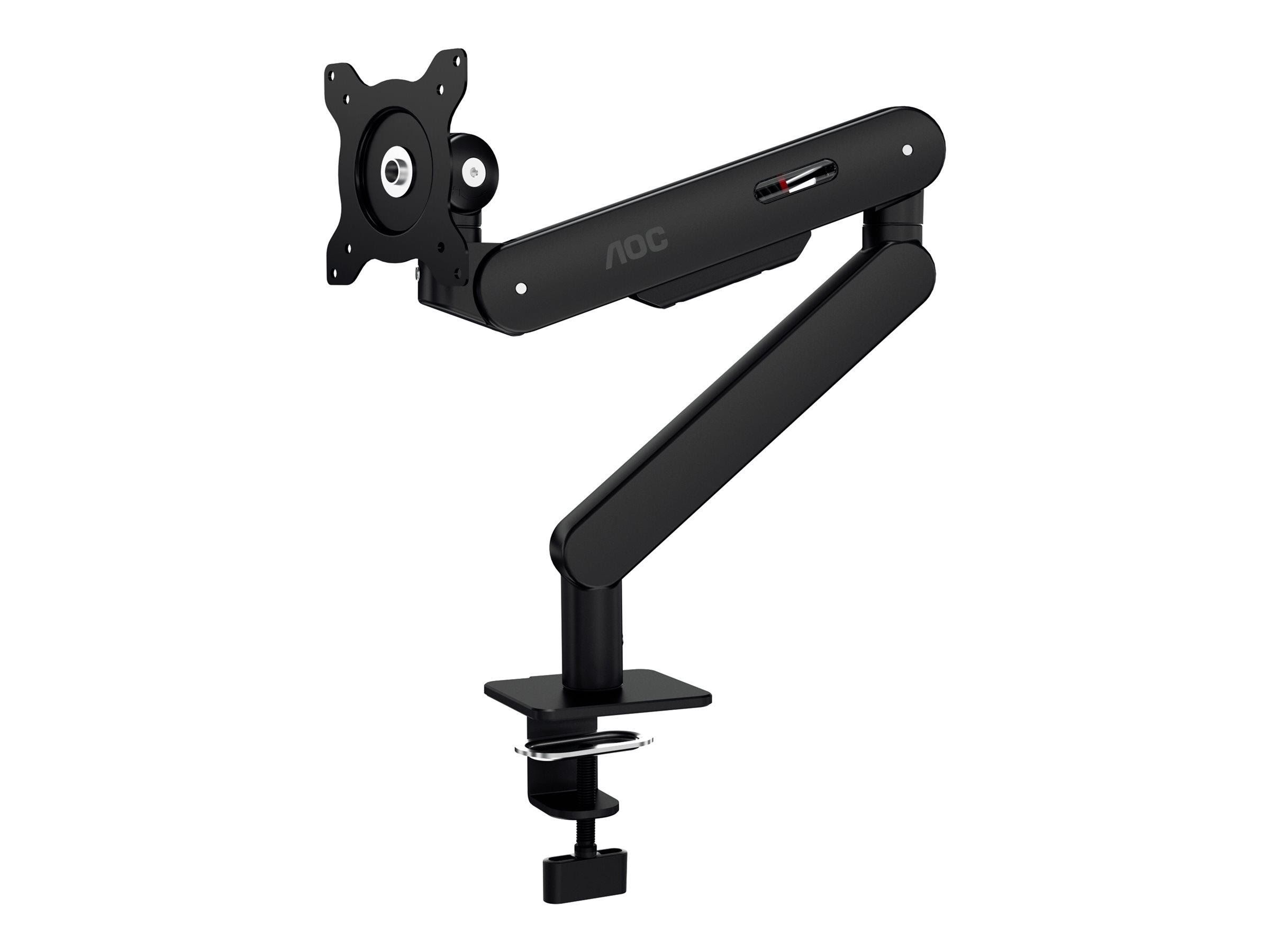 Aoc Am400b Mounting Kit - Adjustable Arm - For Flat Panel - Black - Monitorhalterung