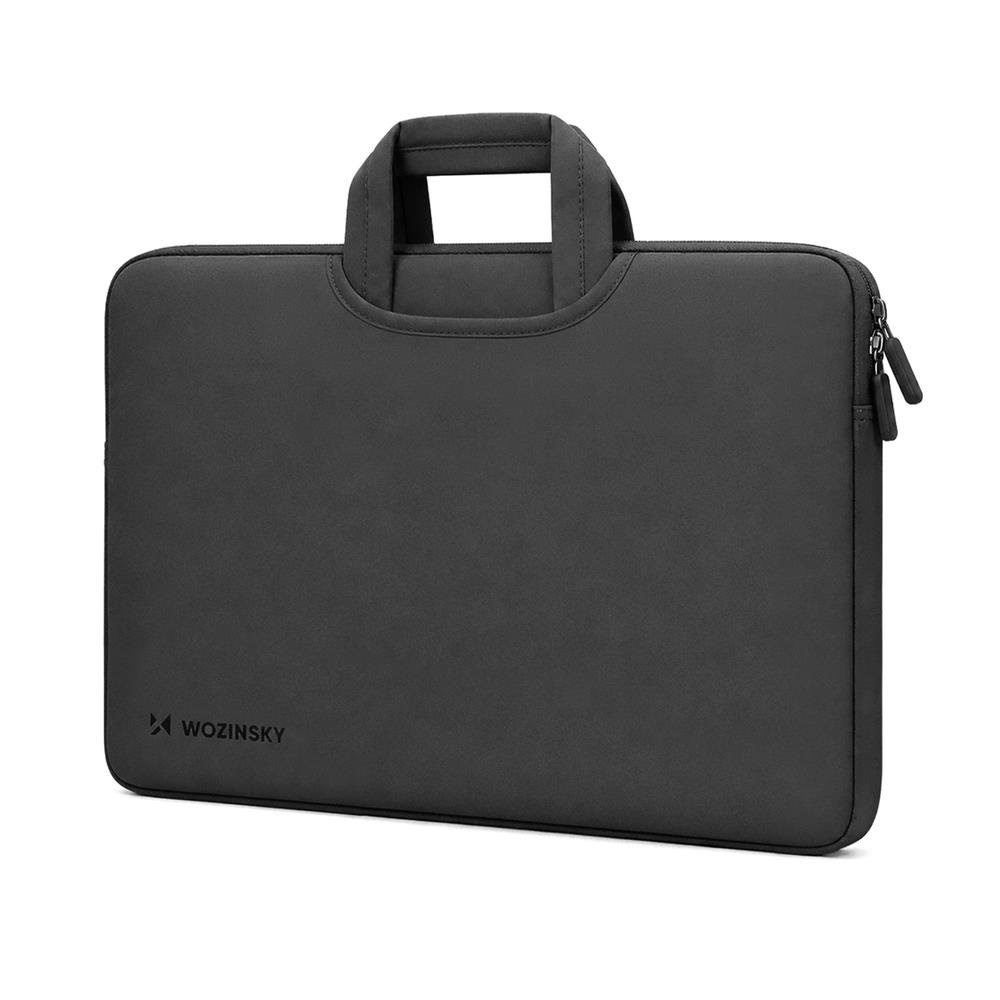 Wozinsky Wnt-15b 15.6" Laptop Bag With Retractable Neoprene Handle - Black - Taschen