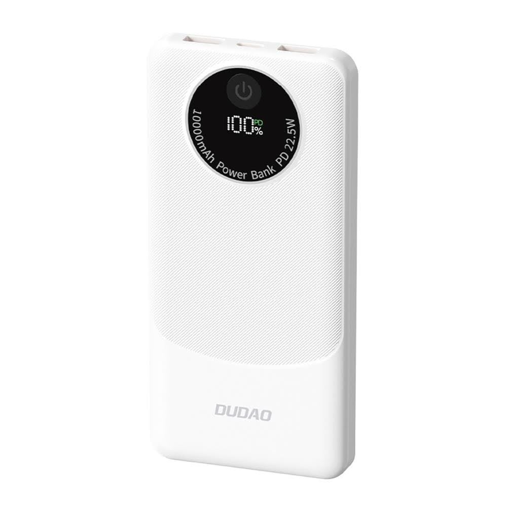 Dudao Powerbank K12 10000mah Pd22.5W Usb-a Usb-c - White - Powerbank Akku 6977196682614