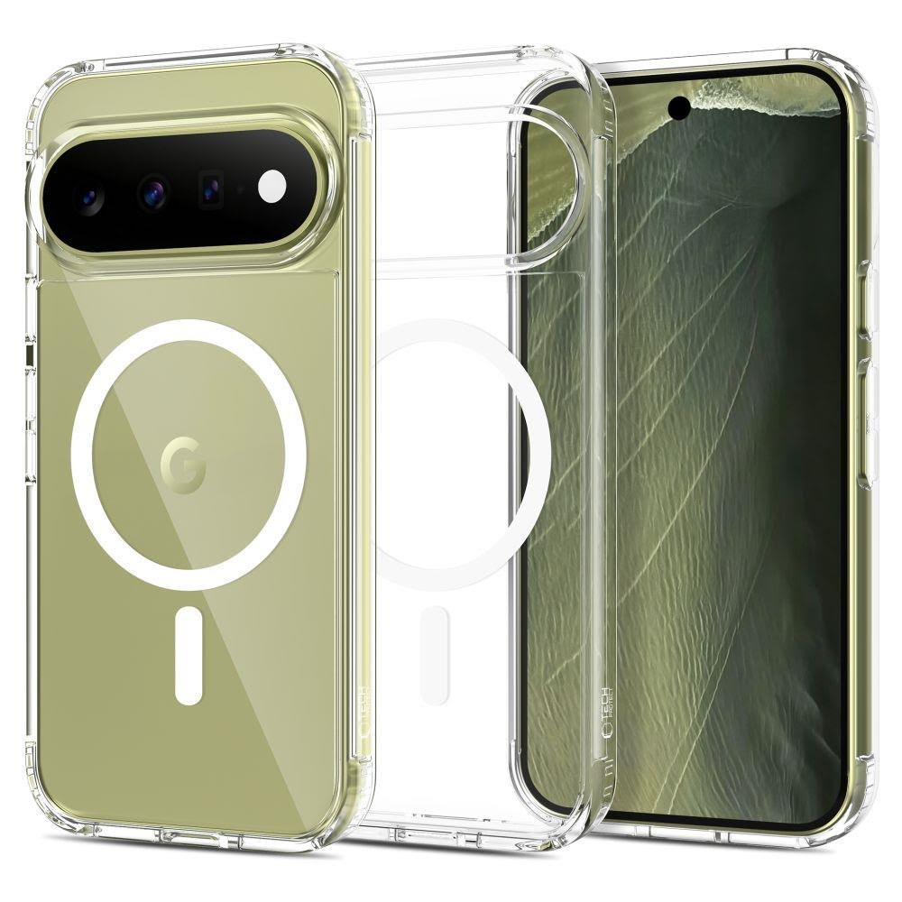 Tech-protect Flexair Hybrid Magsafe Case For Google Pixel Pro 9 / 9 Pro / 10 / 10 Pro / 11 / 11 Pro - Transparent - Handys Cover Cases 5906302342457