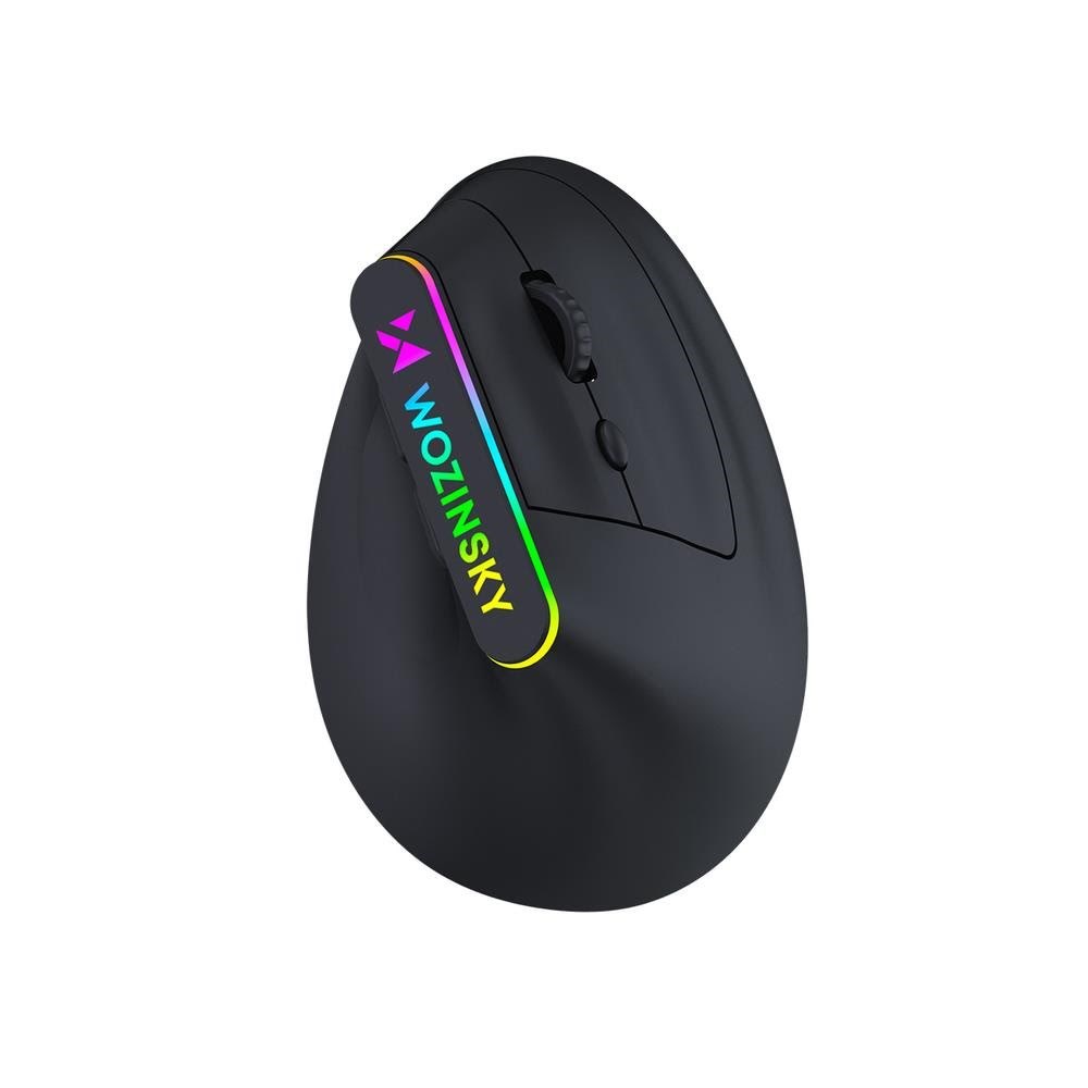 Wozinsky Wmg-1164 Wireless Vertical Ergonomic Gaming Mouse 3600 Dpi With Rgb Backlight - Black - () - Maus 5907769388231