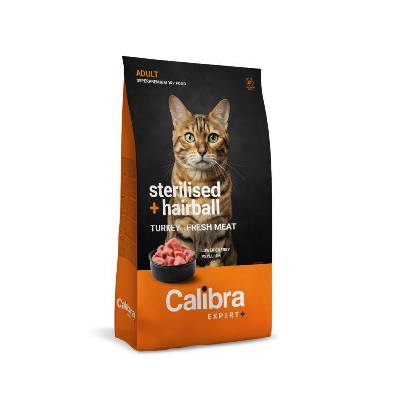 Calibra Cat Expert+ Adult Sterilisiert & Haarballen 400 g - Katzen 397036