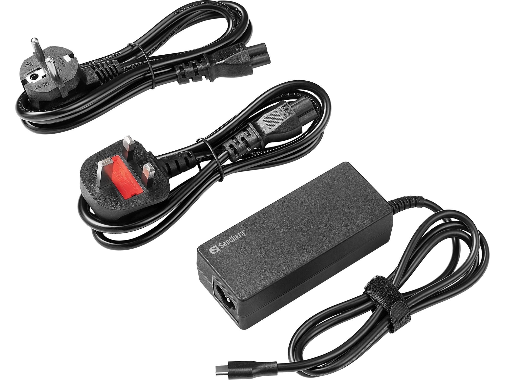 Sandberg Usb-c AC Charger Pd65w EU+UK - 65w | Usb-c PD | Eu/uk Plugs - Netzteile Fuer Laptops