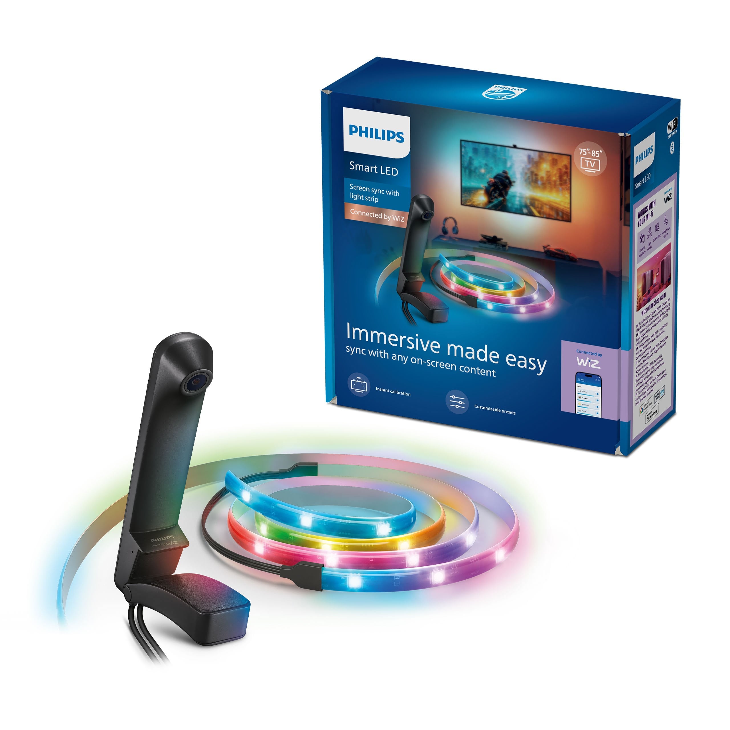 Philips Smart Lighting Screen Sync Mit Led-strip Für 75"-85" TV - Smart Home 929004799521