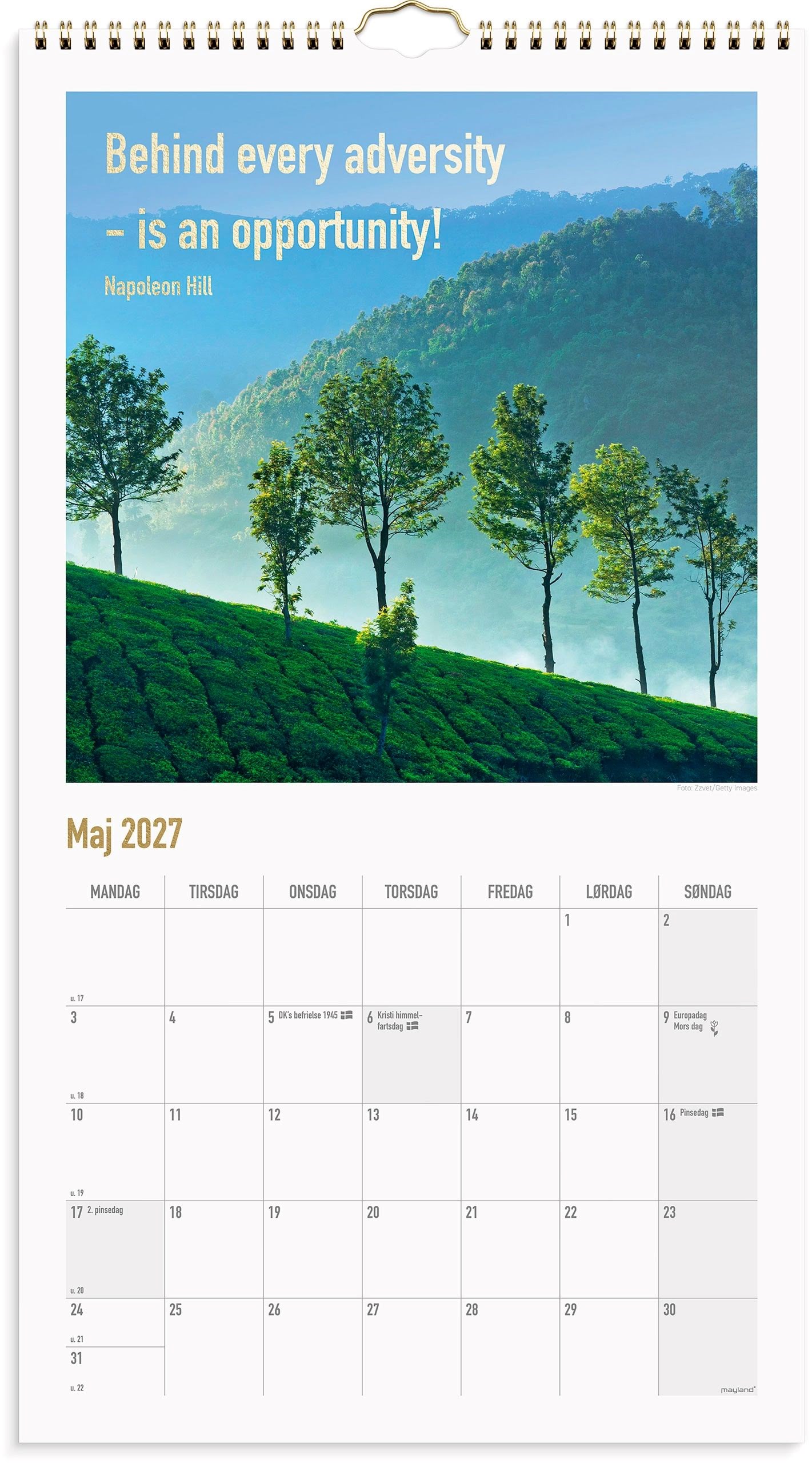 Mayland Vægkalender Dream & Do 2027