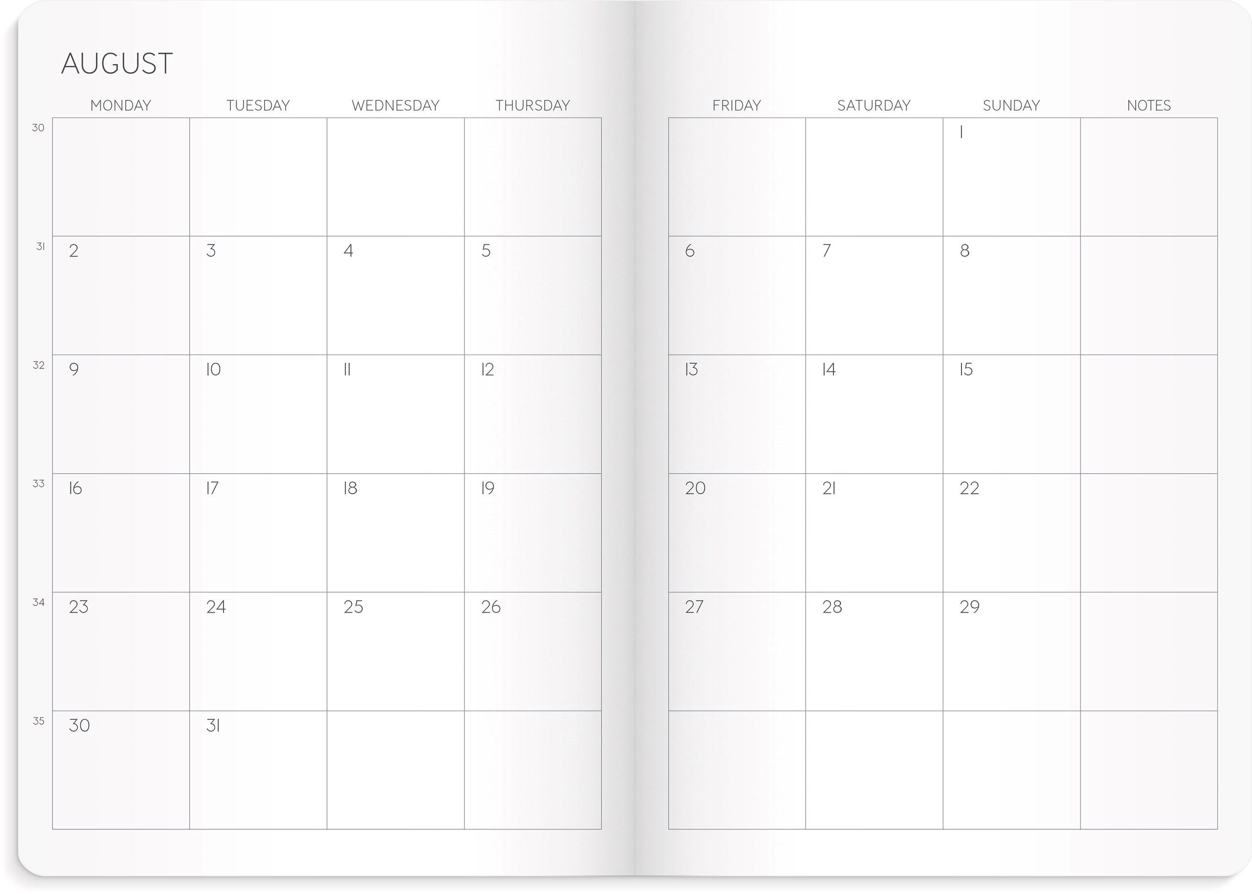 Burde Calendar 2027 Monthly Planner A5 - Kalender 93106127