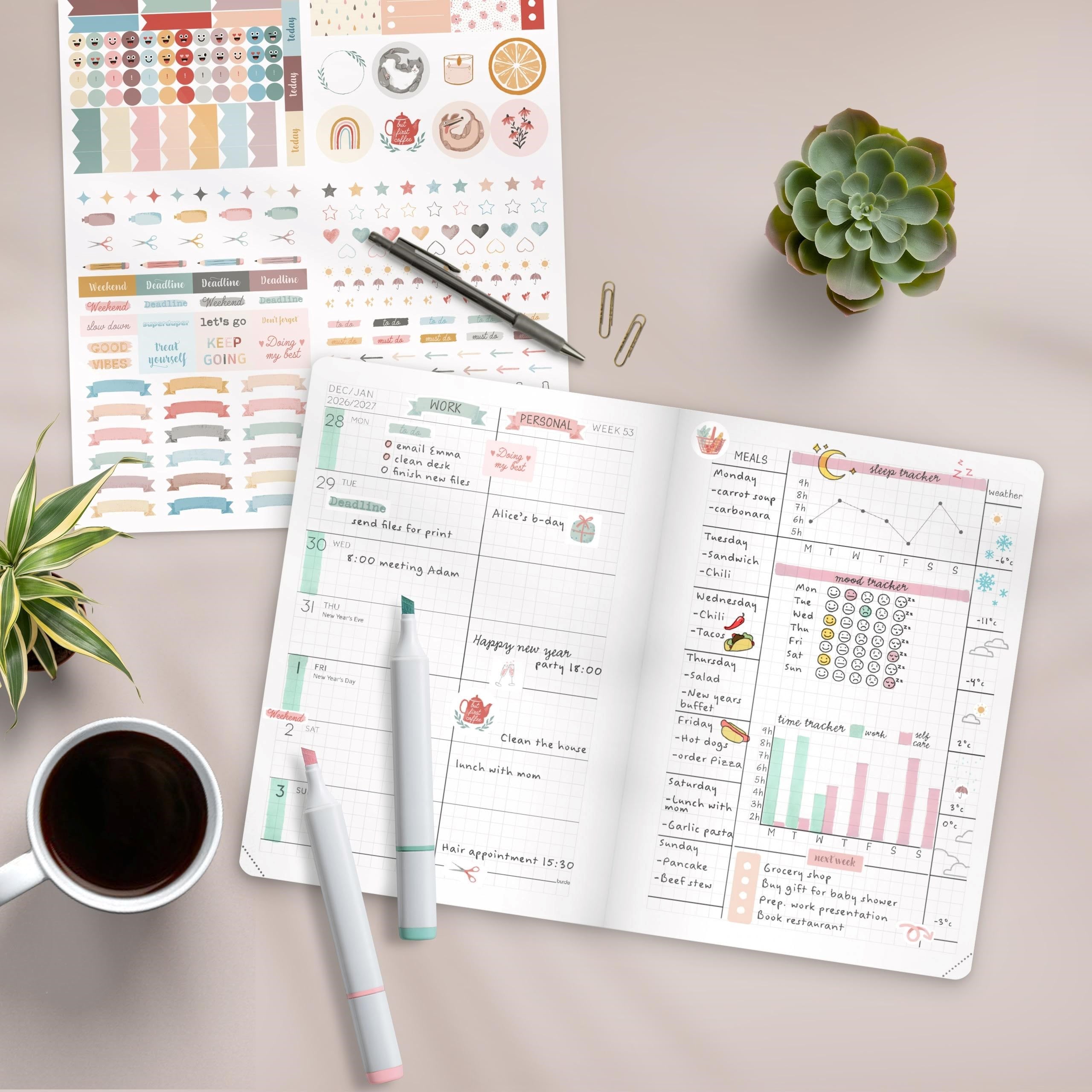 Burde Calendar 2027 Masume A5 - Kalender