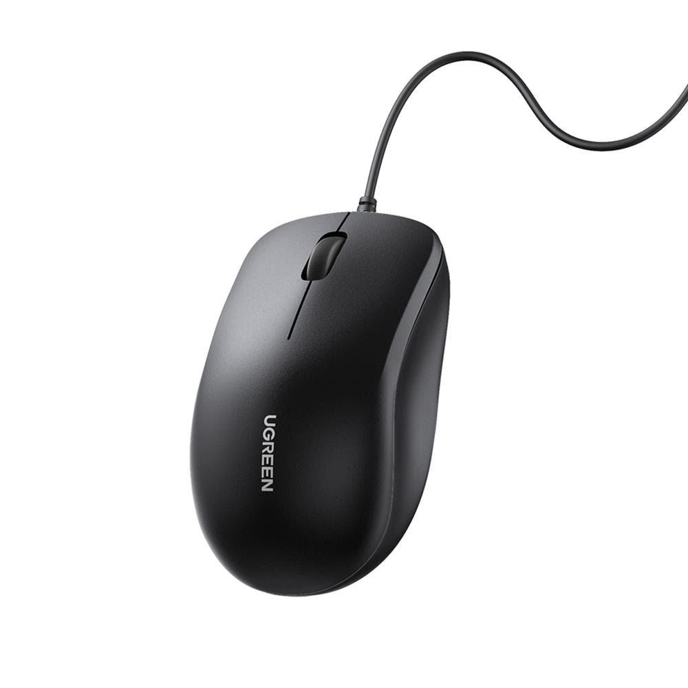 Ugreen Wired Optical Mouse - Black - (Schwarz) - Maus