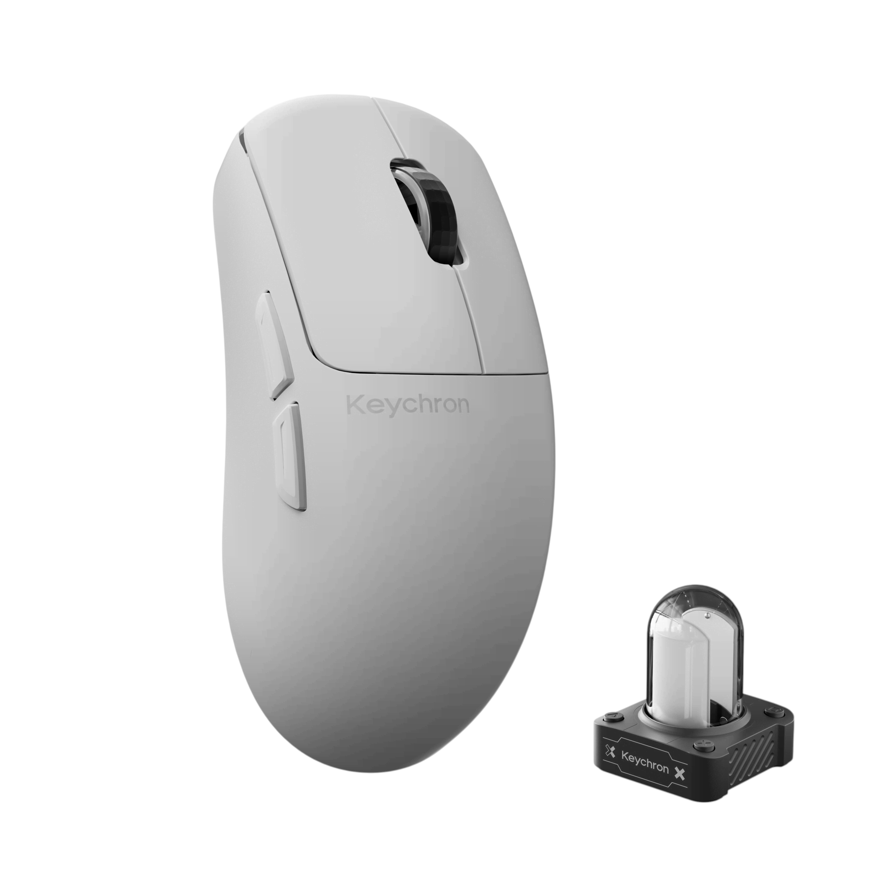 Keychron G6 HE 8K - Gaming Maus (Weiß)