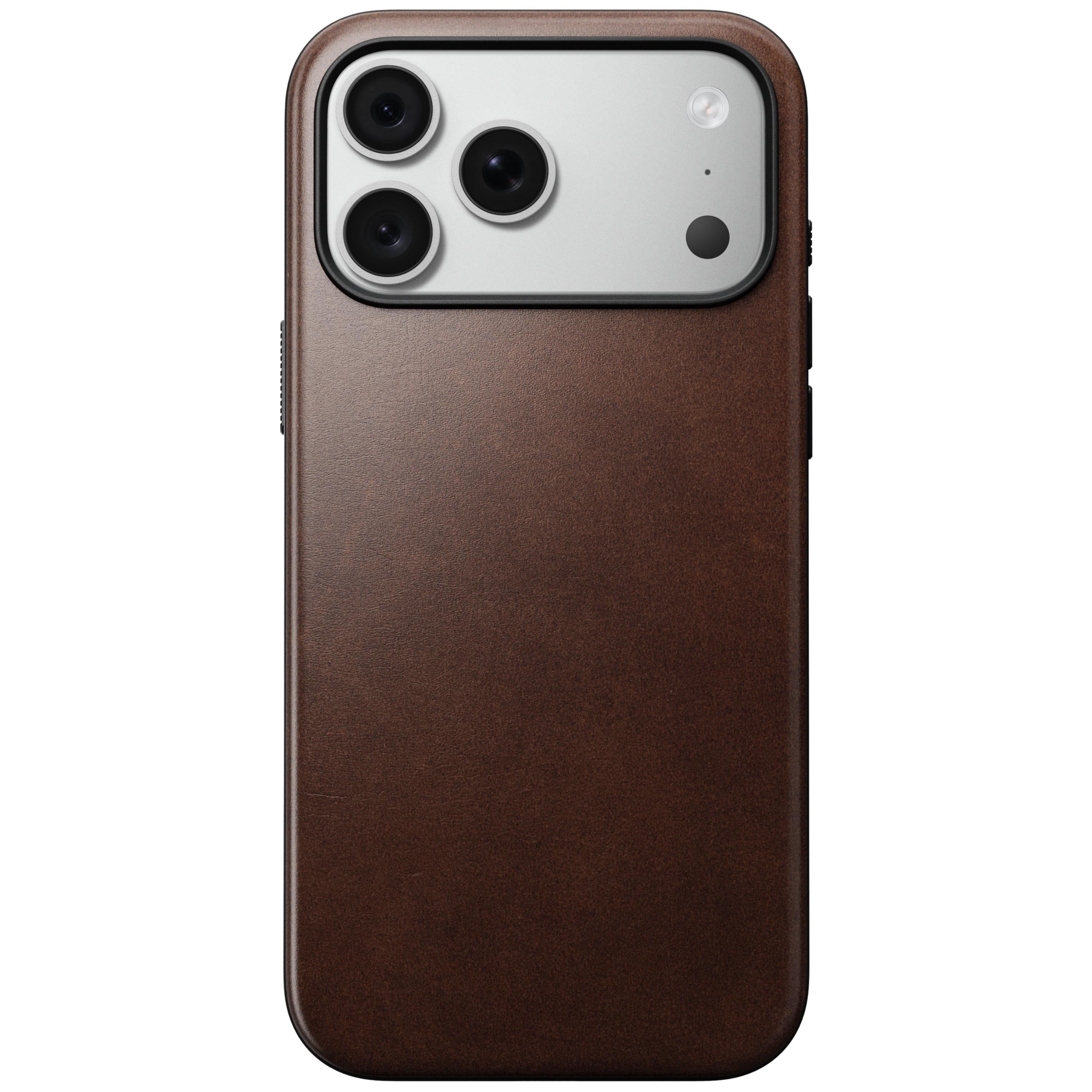 Nomad Modern Leather Case - Rustic Brown (Horween) - Iphone 18 Pro Max/17 Pro Max - Handys Cover Cases