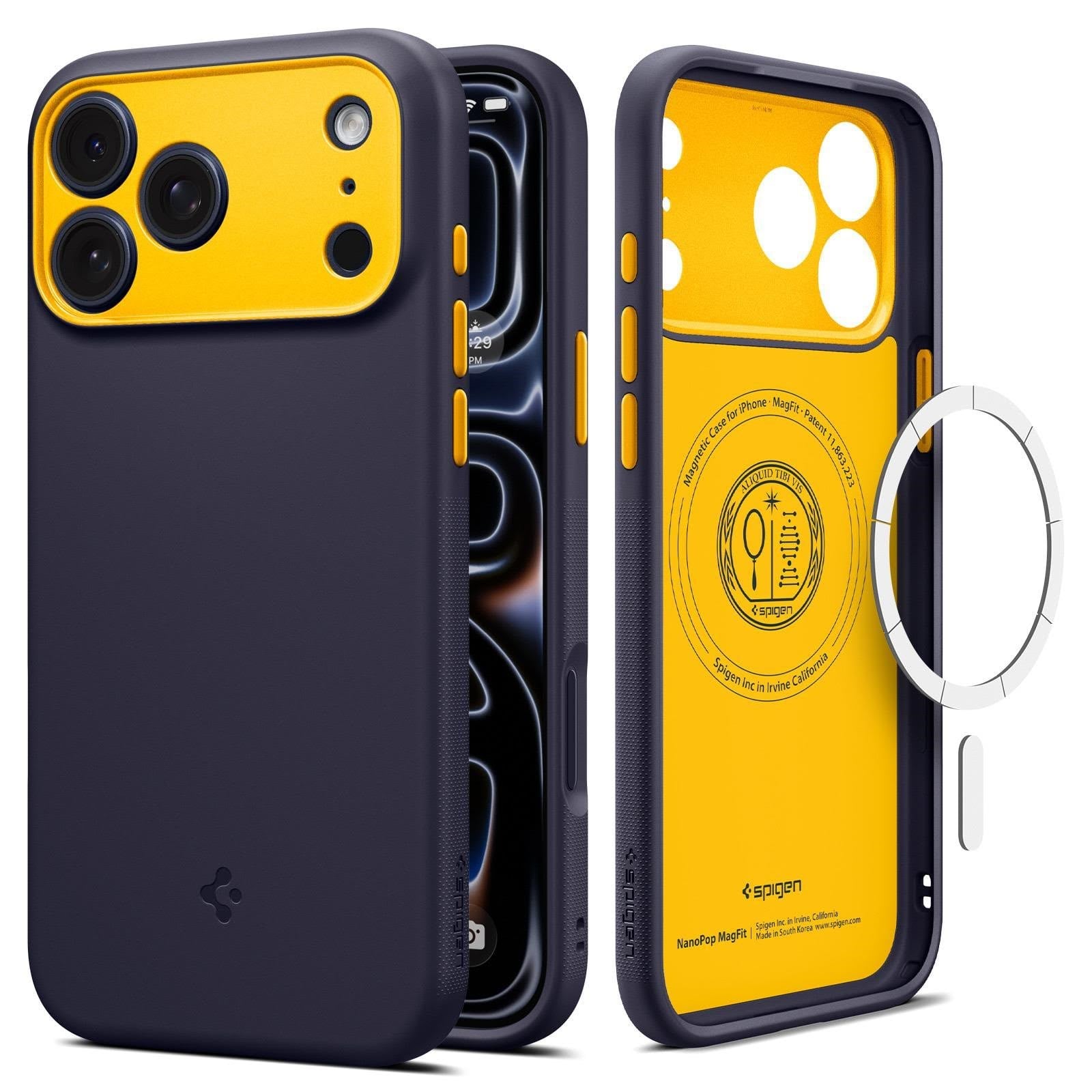 Spigen Nano Pop Magsafe - Blueberry Navy - Iphone 18 Pro Max/17 Pro Max - Handys Cover Cases Acs12140