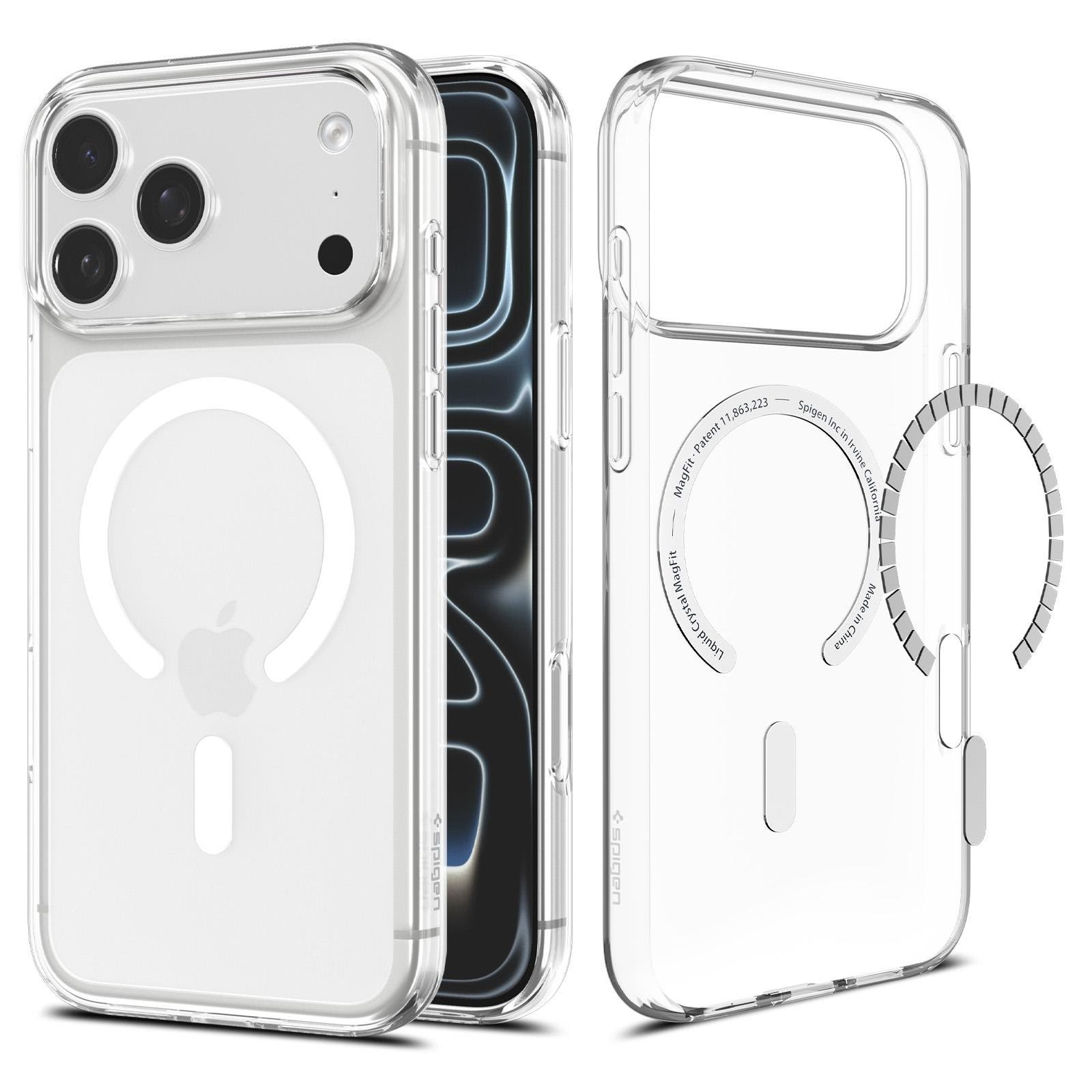 Spigen Liquid Crystal Magsafe - Clear White - Iphone 18 Pro/17 Pro - Handys Cover Cases