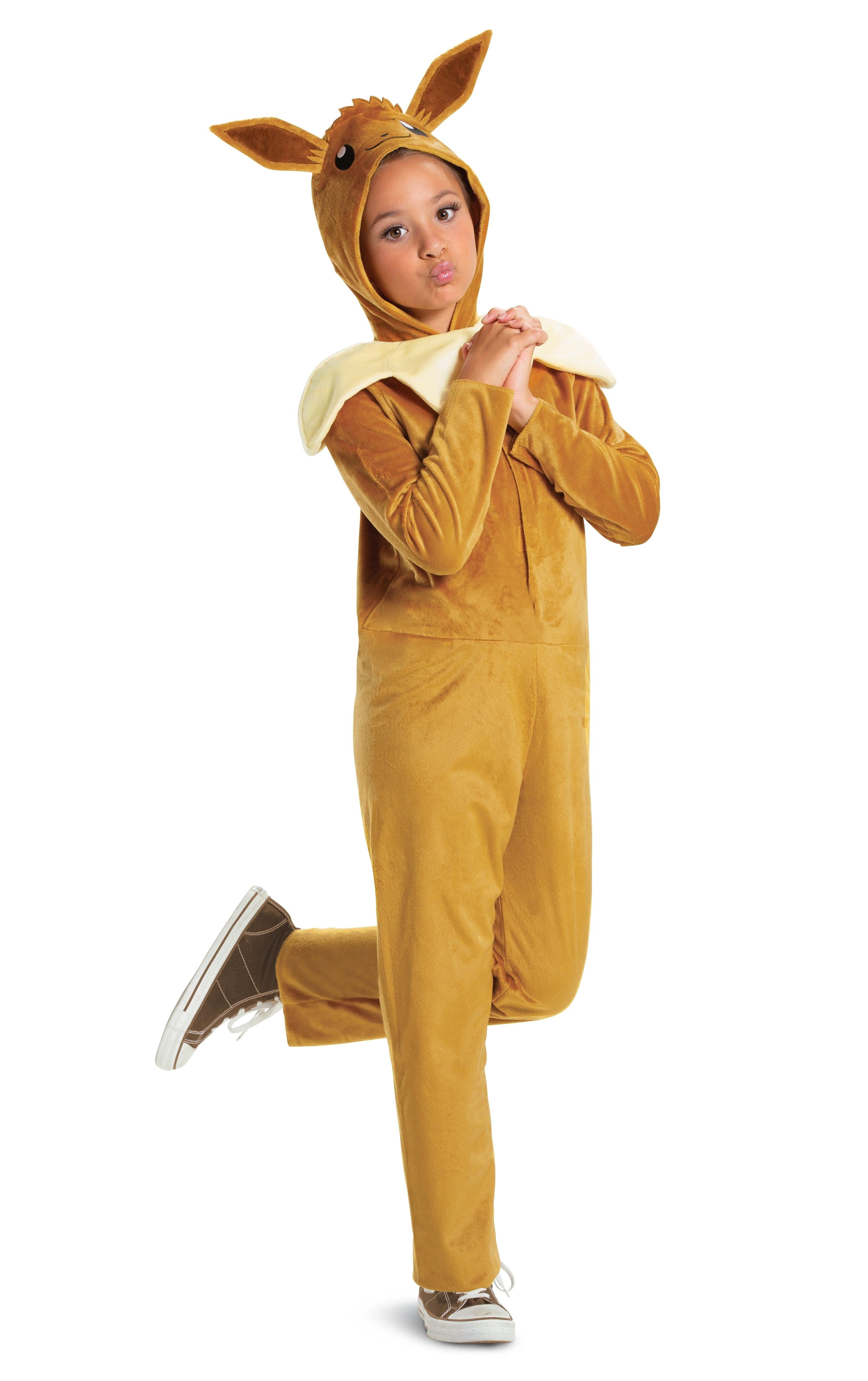 Jakks Disguise Eevee Hooded Jumpsuit Classic Size S 4 - Kostueme 700508