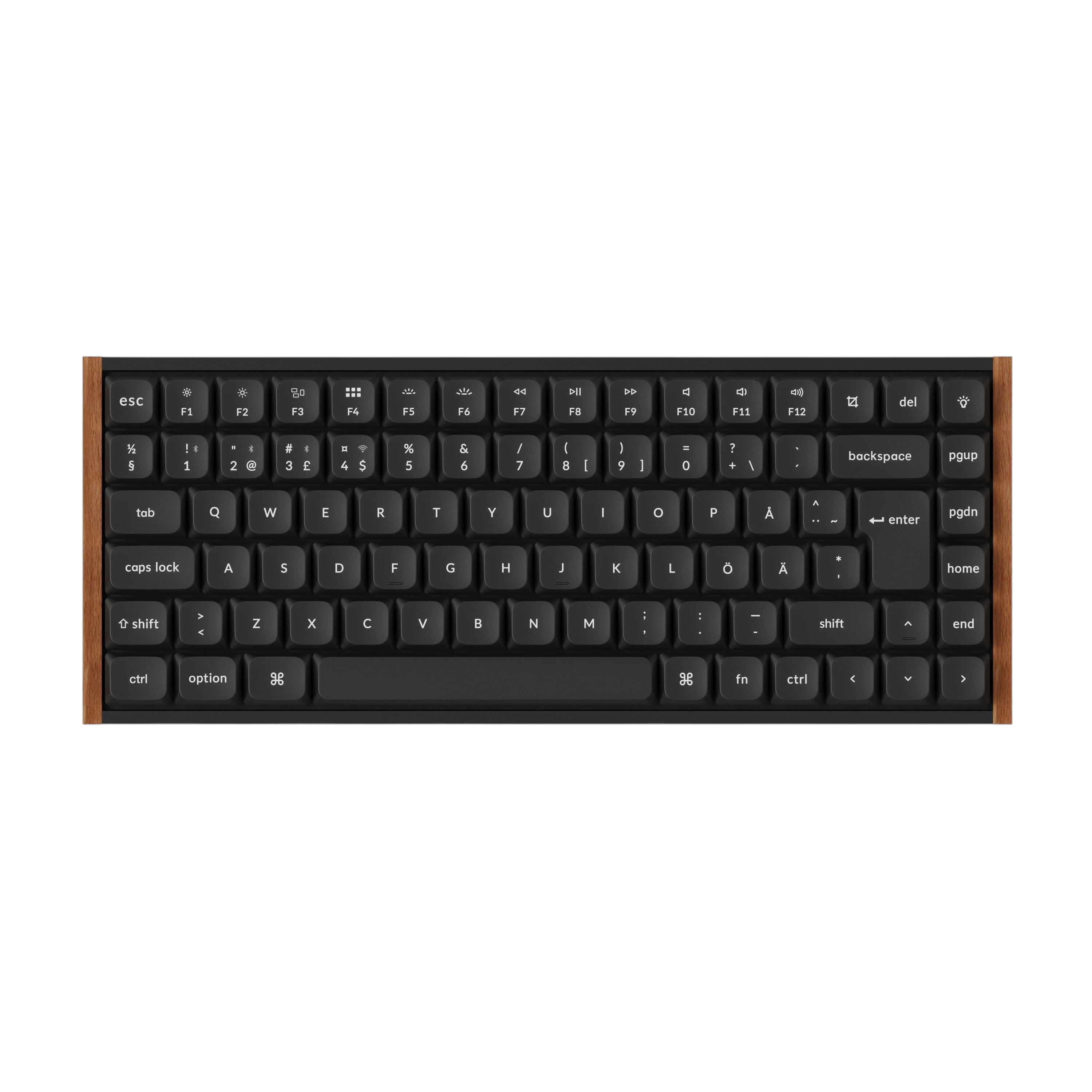 Keychron K3 Ultra SE 75% 8K Keychron Milk Pom Red - Gaming Tastatur (Tkl) - 75% - Nordic Iso - Schwarz - Tastaturen