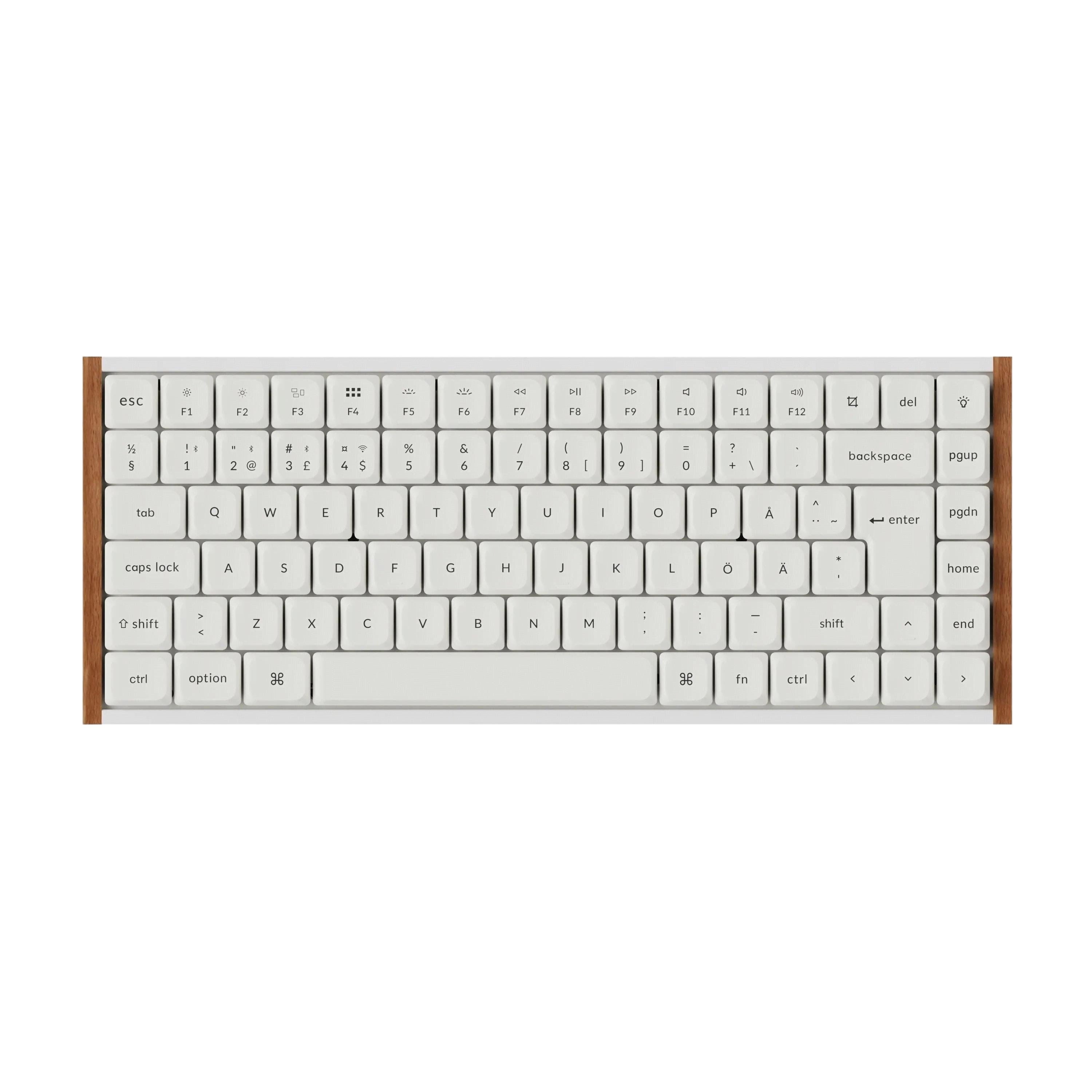 Keychron K3 Ultra SE 75% 8K Keychron Milk Pom Brown - Gaming Tastatur (Tkl) - 75% - Nordic Iso - Weiss - Tastaturen