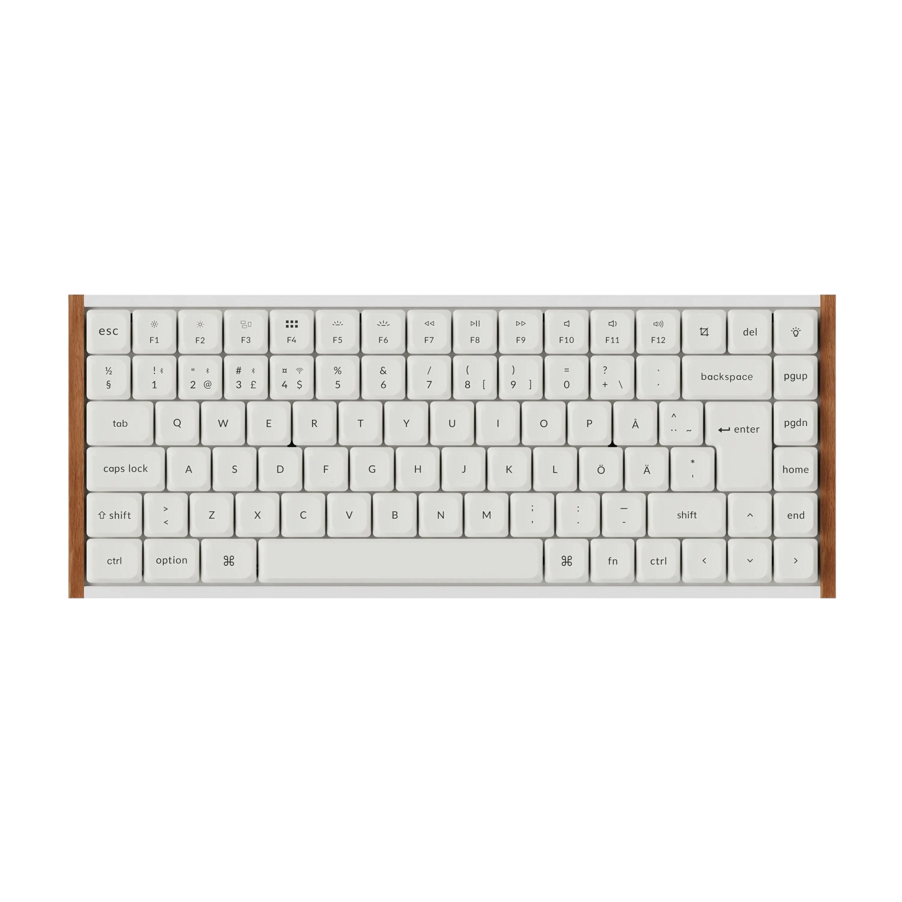 Keychron K3 Ultra SE 75% 8K Keychron Milk Pom Red - Gaming Tastatur (Tkl) - 75% - Nordic Iso - Weiss - Tastaturen