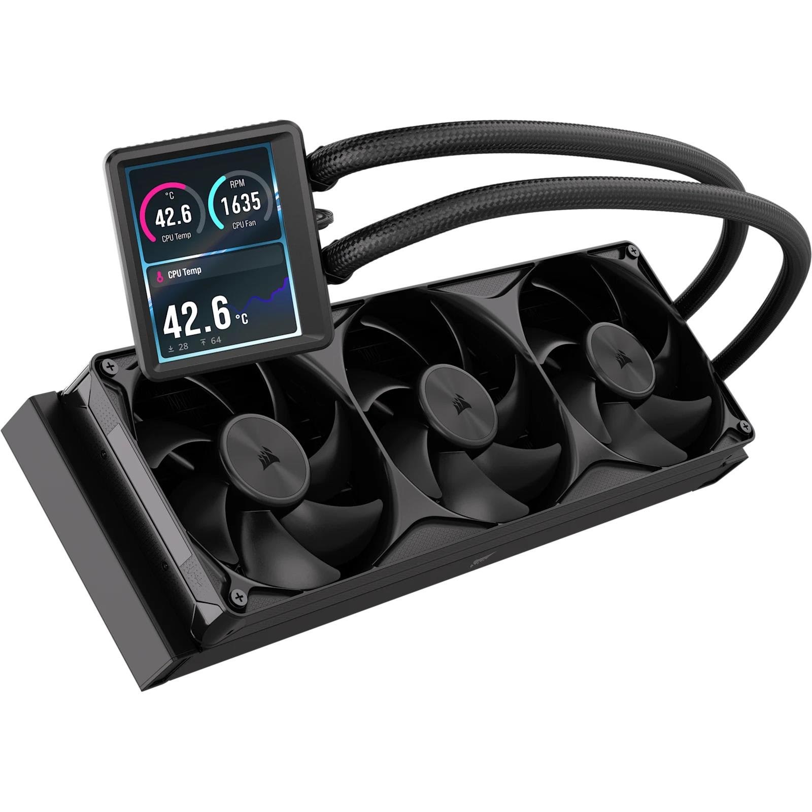 Corsair Nautilus II 360 RS Lcd - Cpu-wasserkühlung - Max 36 Dba - Cpu Kuehler