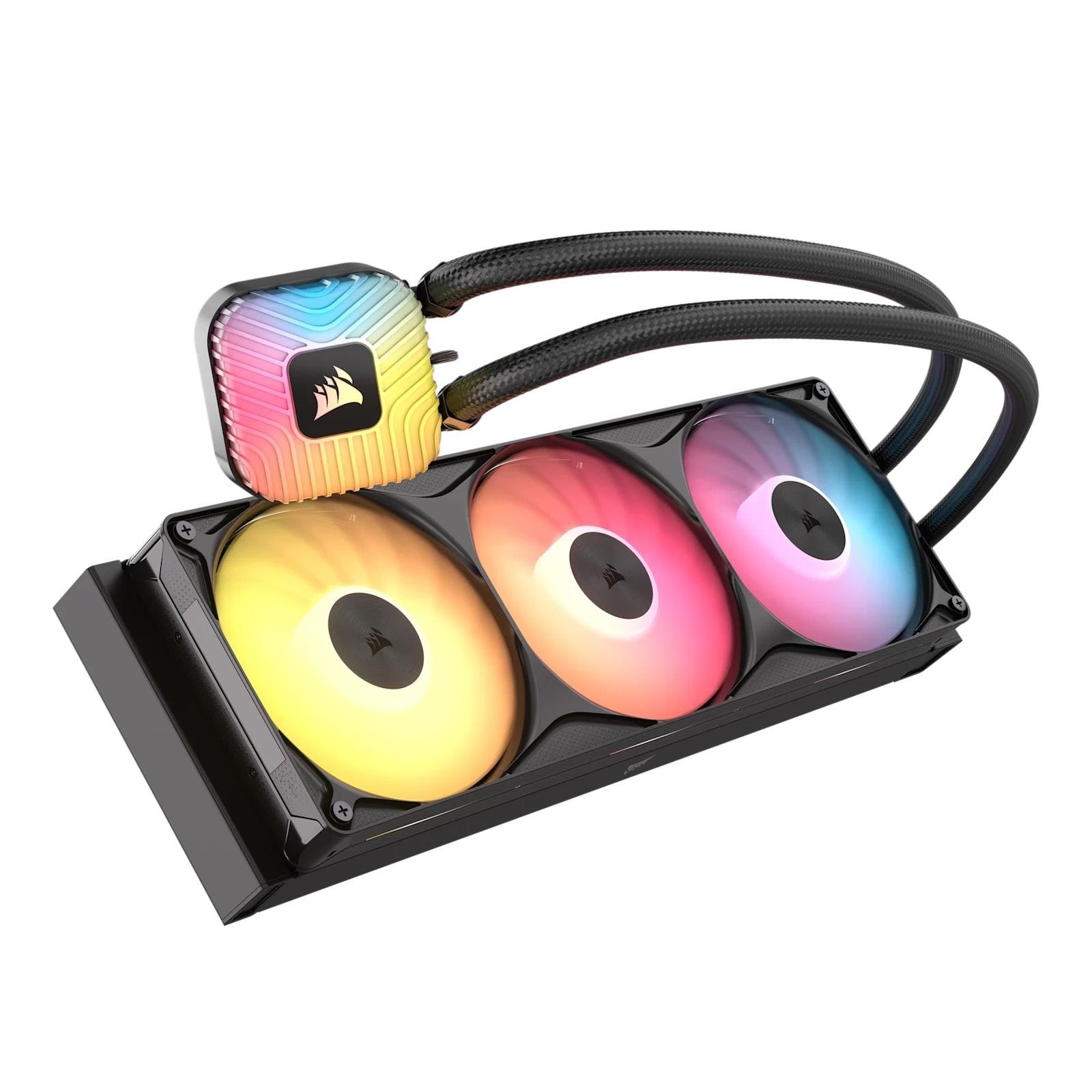 Corsair Nautilus II 360 RS Argb - Cpu-wasserkühlung - Max 36 Dba - Cpu Kuehler Schwarz Mit Rgb-licht Cw-9061049-ww