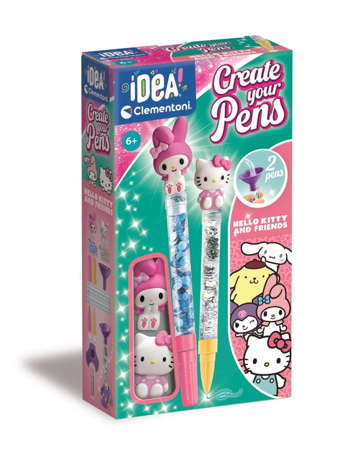 Clementoni Gestalte Deine Stifte: Hello Kitty & Melody - Kreativ Spiele 18433