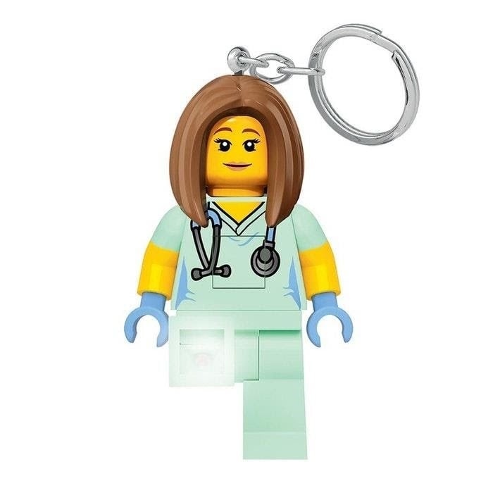 Lego Minifigur Krankenpfleger Led-schlüsselanhänger 4006036-lgl-ke156h - Schul Zubehoer
