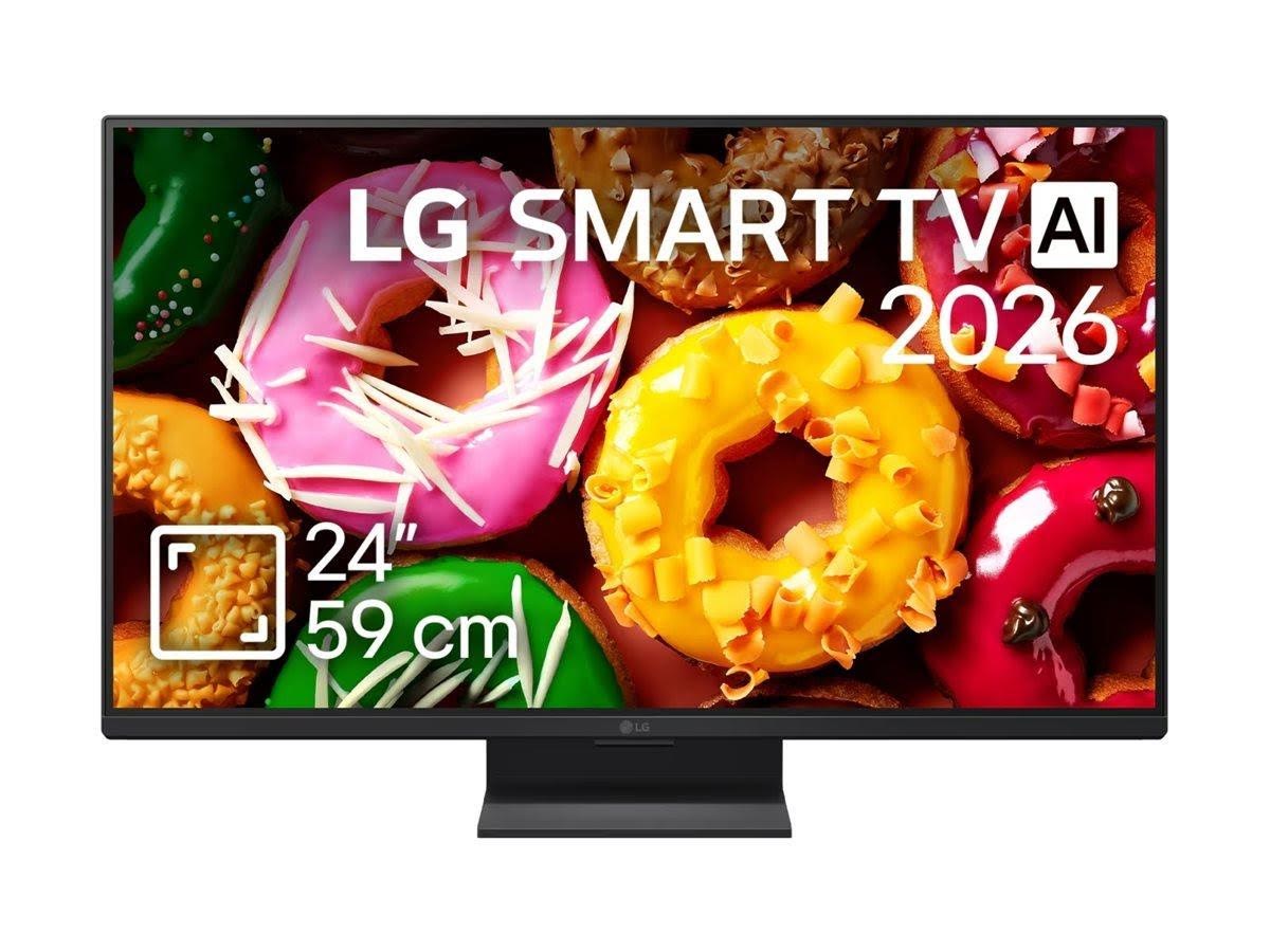 LG 24" Flachbild TV Led 1080p (Full HD) Cinema Hdr 24lb70003la Lb70 Schwarz 24lb70003la.Aeu