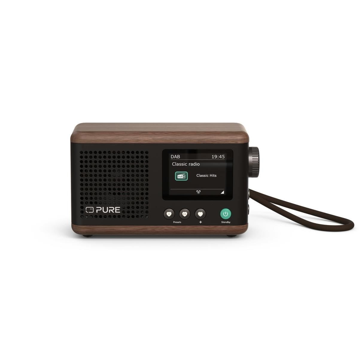 Pure Classic Mini - Dab+/FM - Black Walnut - Dab Netzwerk Und Radiowecker 253800