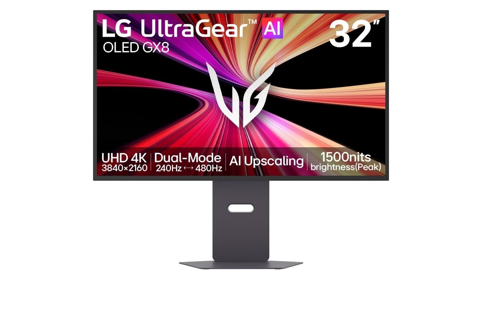 32" LG Ultragear 32gx870b-b 3840x2160 (4K) - 240hz - Oled - 90w Usb-c - Bildschirm Black 32gx870b-b.Aeu