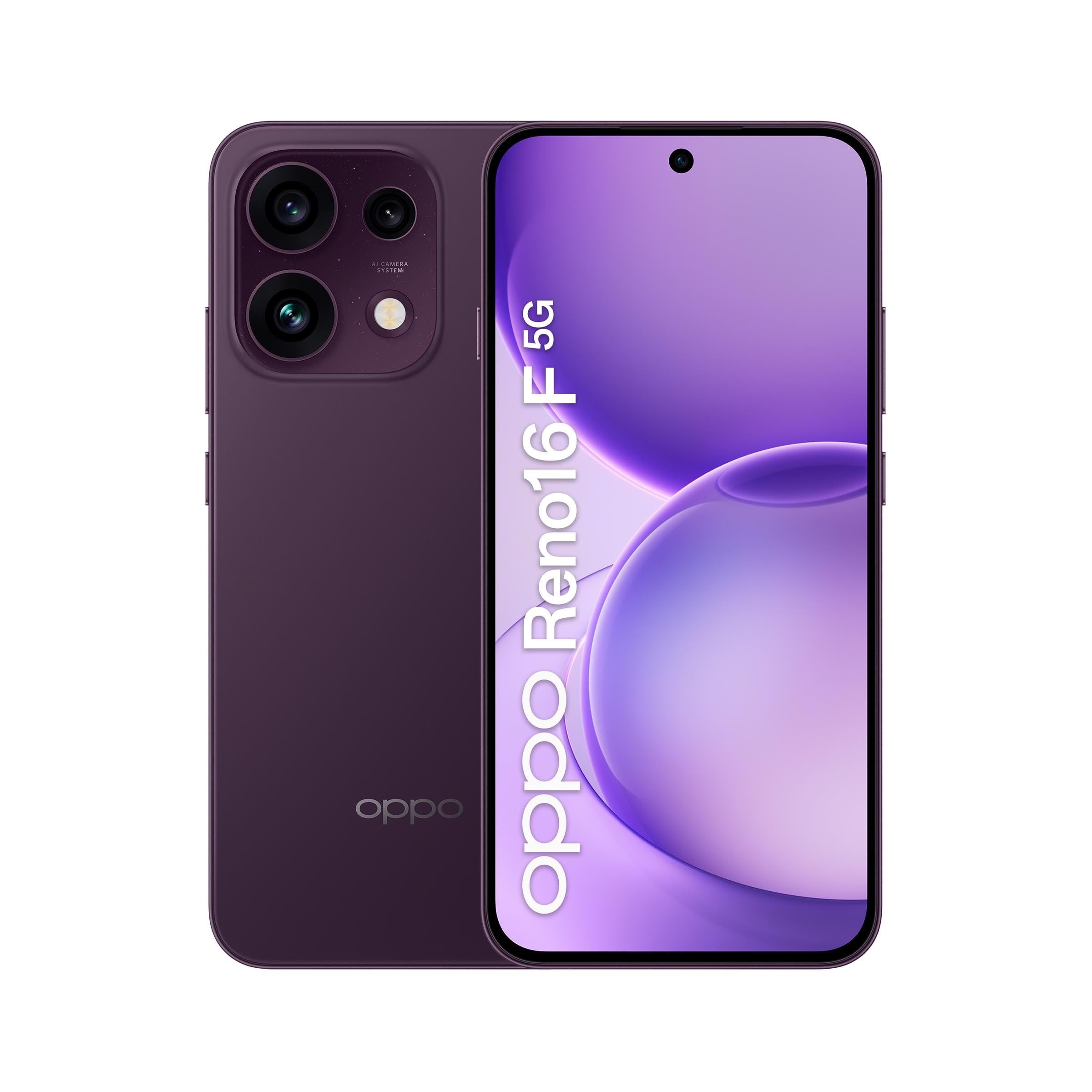 Oppo Reno16 F 5G 256gb/8gb - Dark Purple - Handys Smartphones