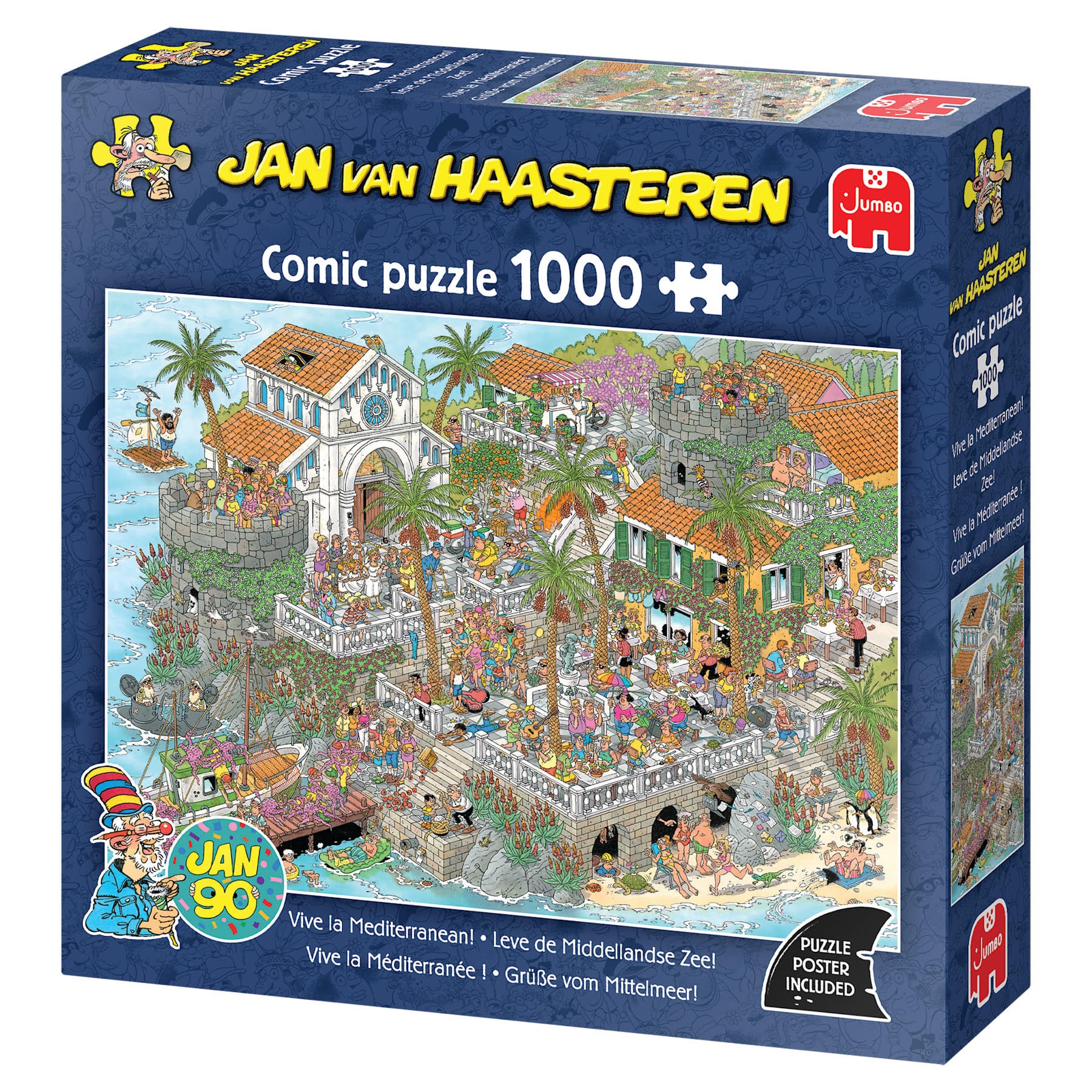 Jan Van Haasteren Vive la Mediterranean! (1000) - Puzzle 707-1110100880