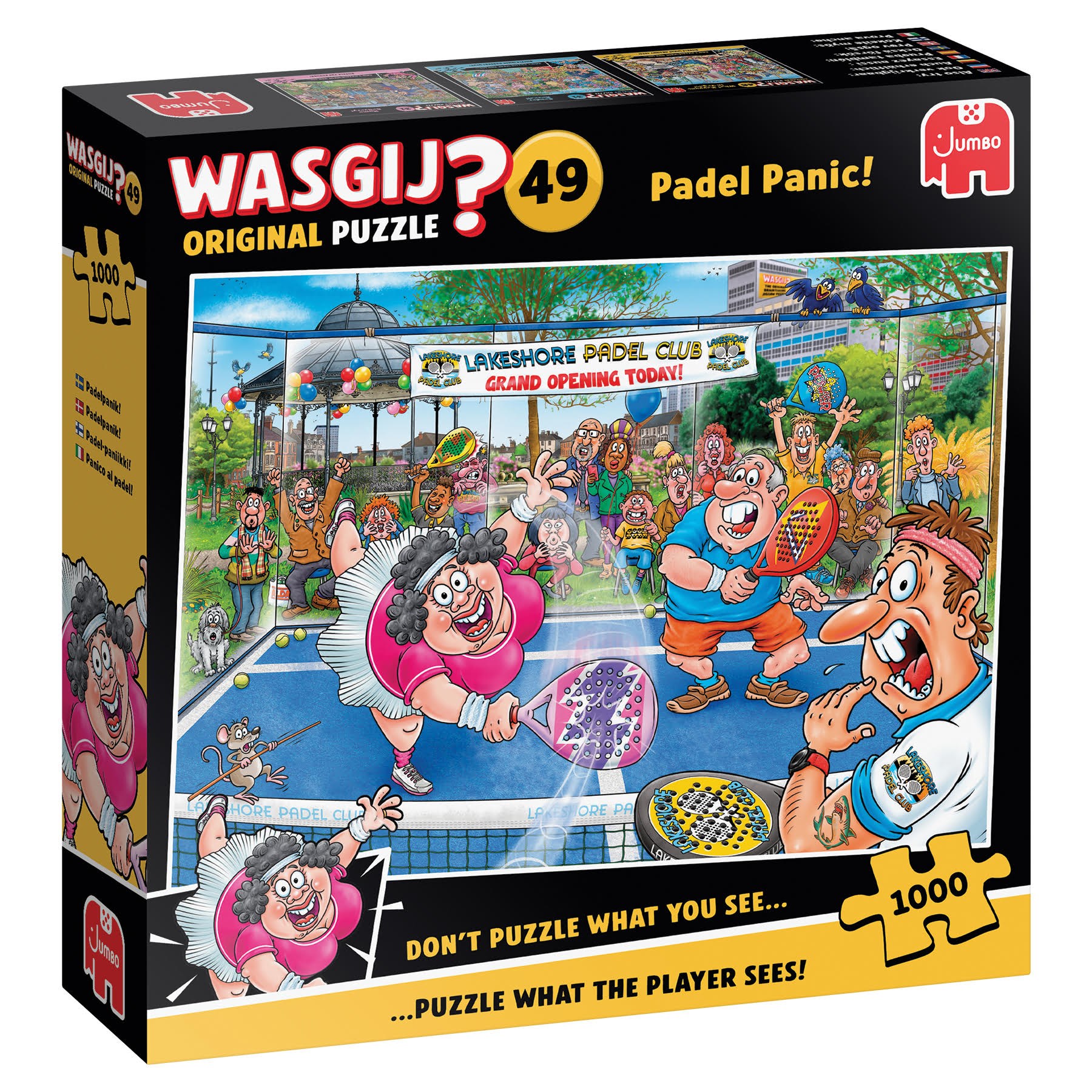 Wasgij Original 49 Padel Panic! (1000) - Puzzle
