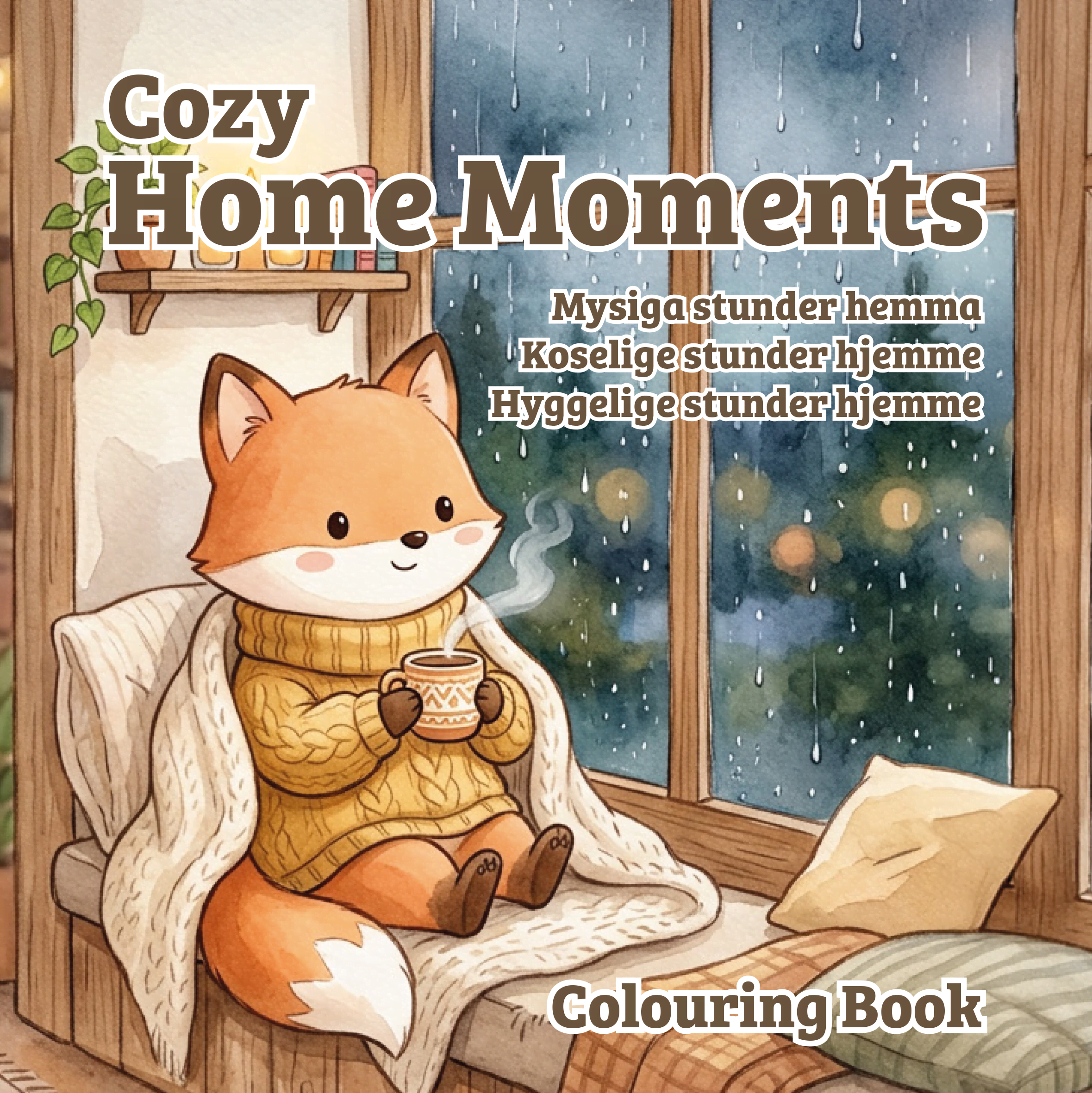 Tactic Cozy Colouring Book Cozy Home Moments - Kreativ Spiele 61368