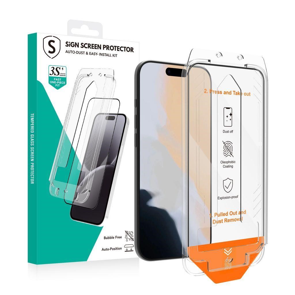 Sign Screen Protector Iphone 18 Pro - EZ Apply With Dust Free Applicator - Handys Schutzfolie Sntp-ip18p