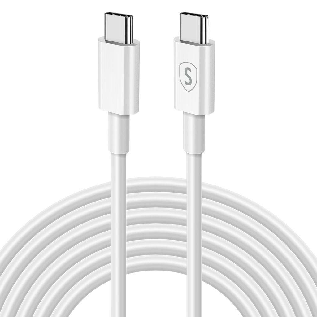 Sign Fast Charging Cable Usb-c to Usb-c 60w - 3A - 2m Usb-c PD - White - Usb Kabel Sncab-usbccw-1