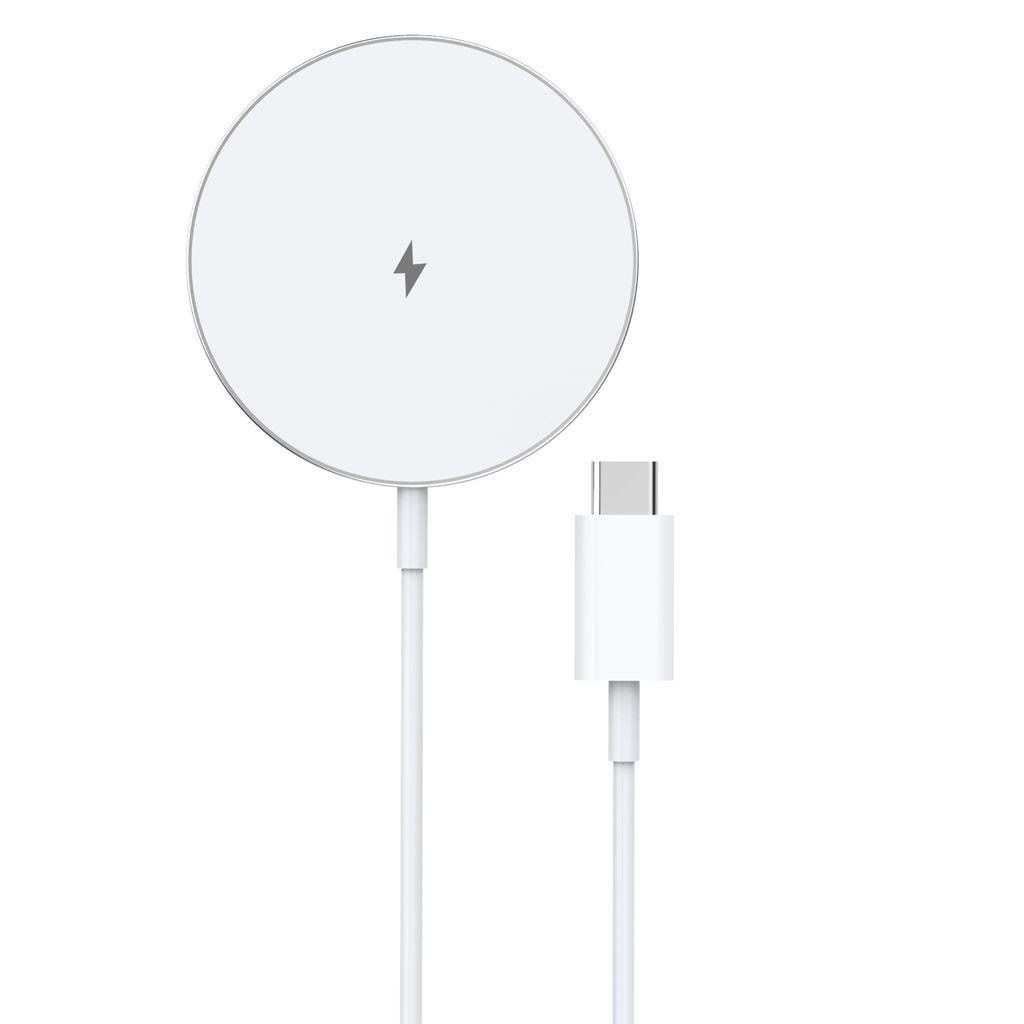 Sign Magsafe Charger Qi 15w - Usb-c - White - Handys Adapter Und Ladegeraete