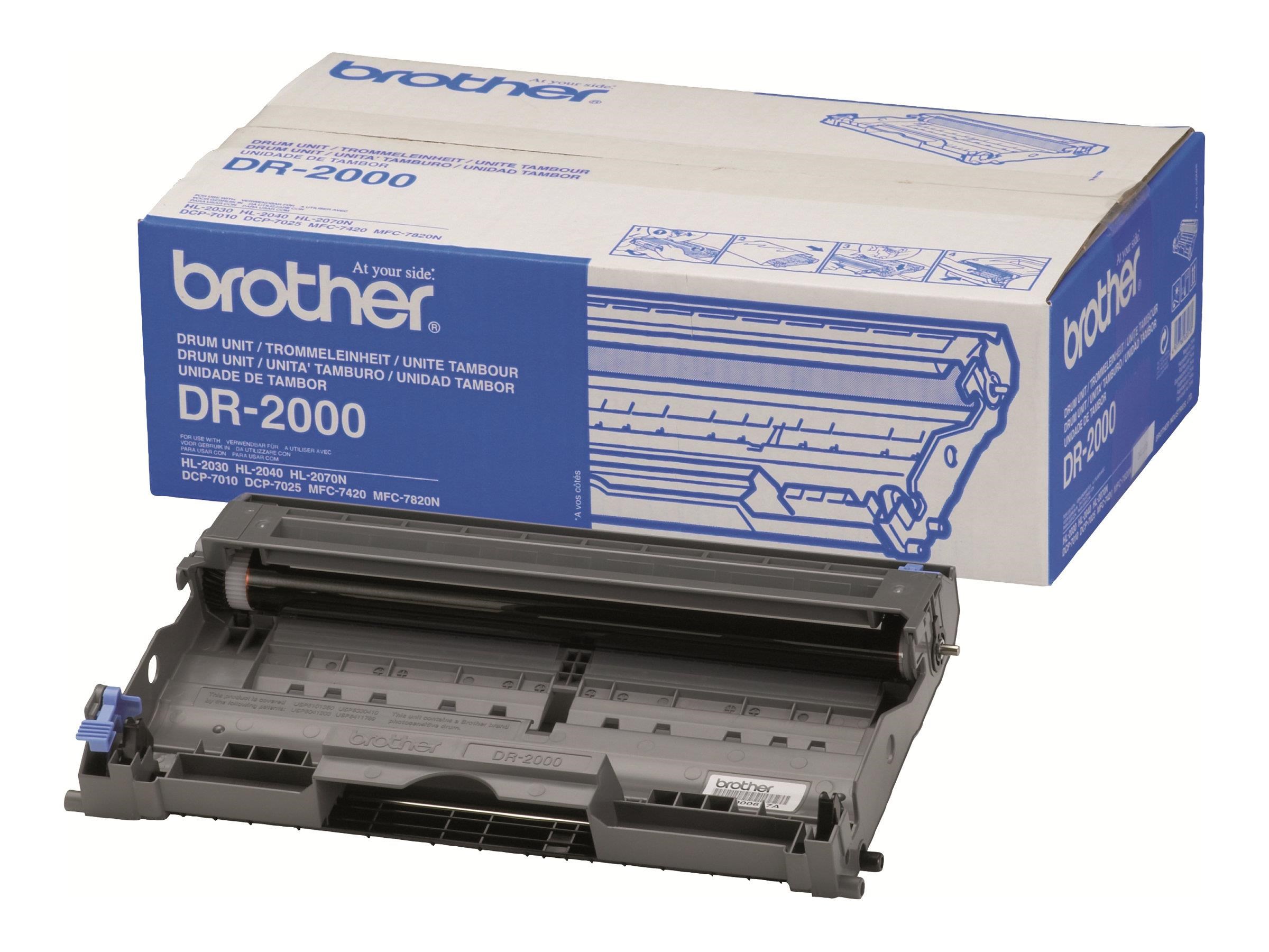 Brother Dr2000 / DR 2000 Black Drum Kit - Druckerzubehoer Tinte Toner