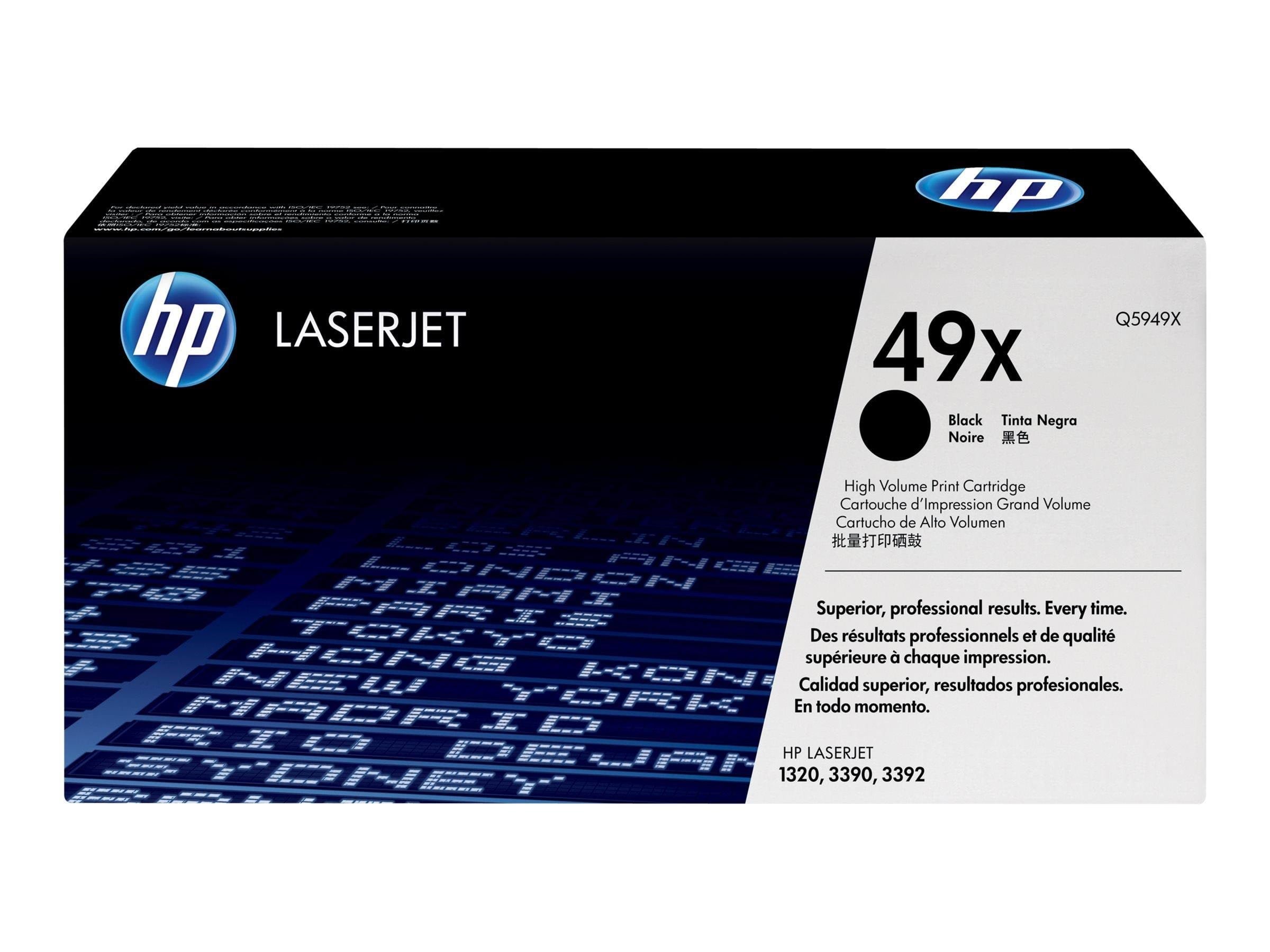 HP 49x / Q5949x High Capacity Black Toner - Druckerzubehoer Tinte Toner