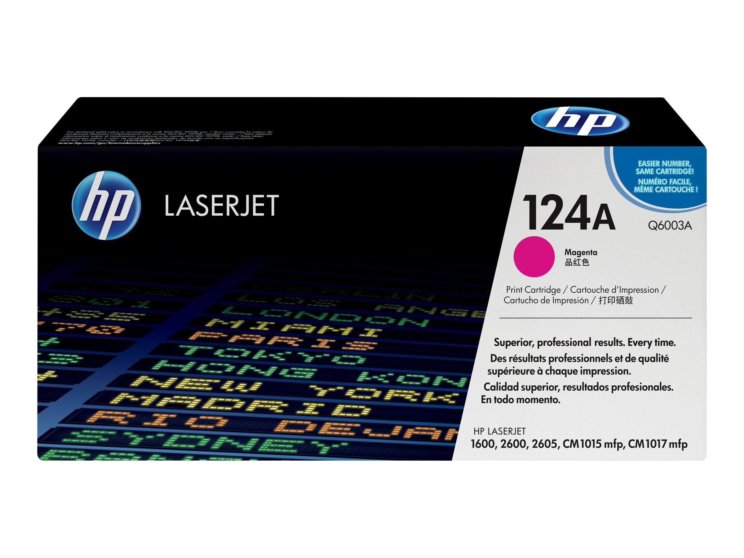 HP 124a / Q6003a Magenta Toner - Druckerzubehoer Tinte Toner