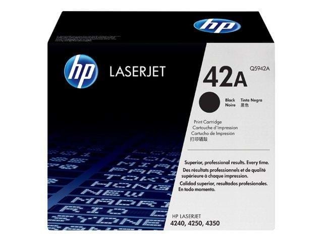 HP 42a / Q5942a - Black Laser Toner - Druckerzubehoer Tinte Toner Schwarz