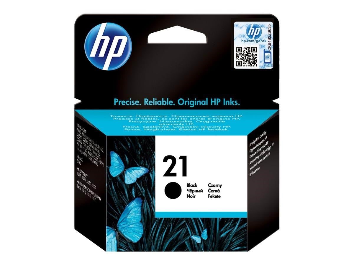 HP 21 / C9351ae Black Ink - Druckerzubehoer Tinte Toner