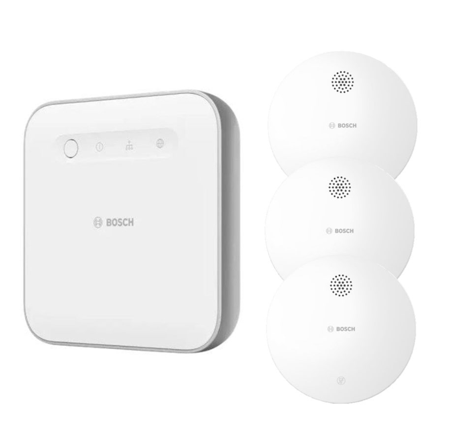 Bosch Smart Home Controller II + Rauchwarnmelder II (3-pack)