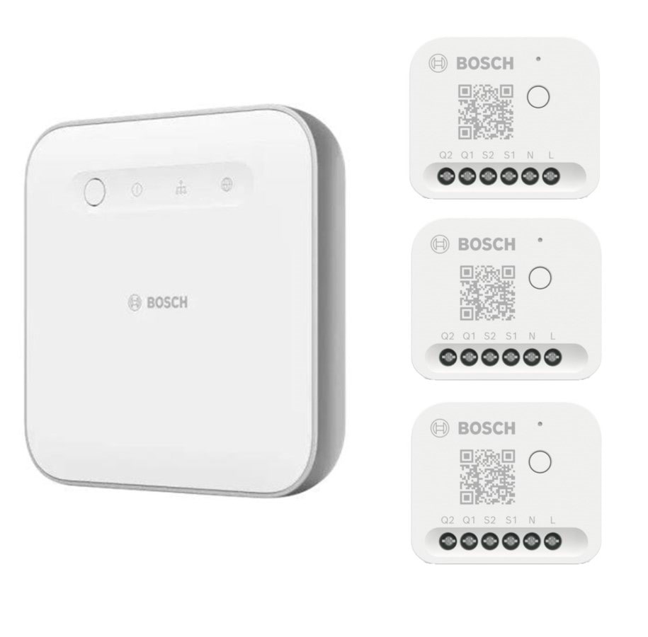 Bosch Smart Home Controller II + Licht-/ Rollladensteuerung II (3-pack) 8500791