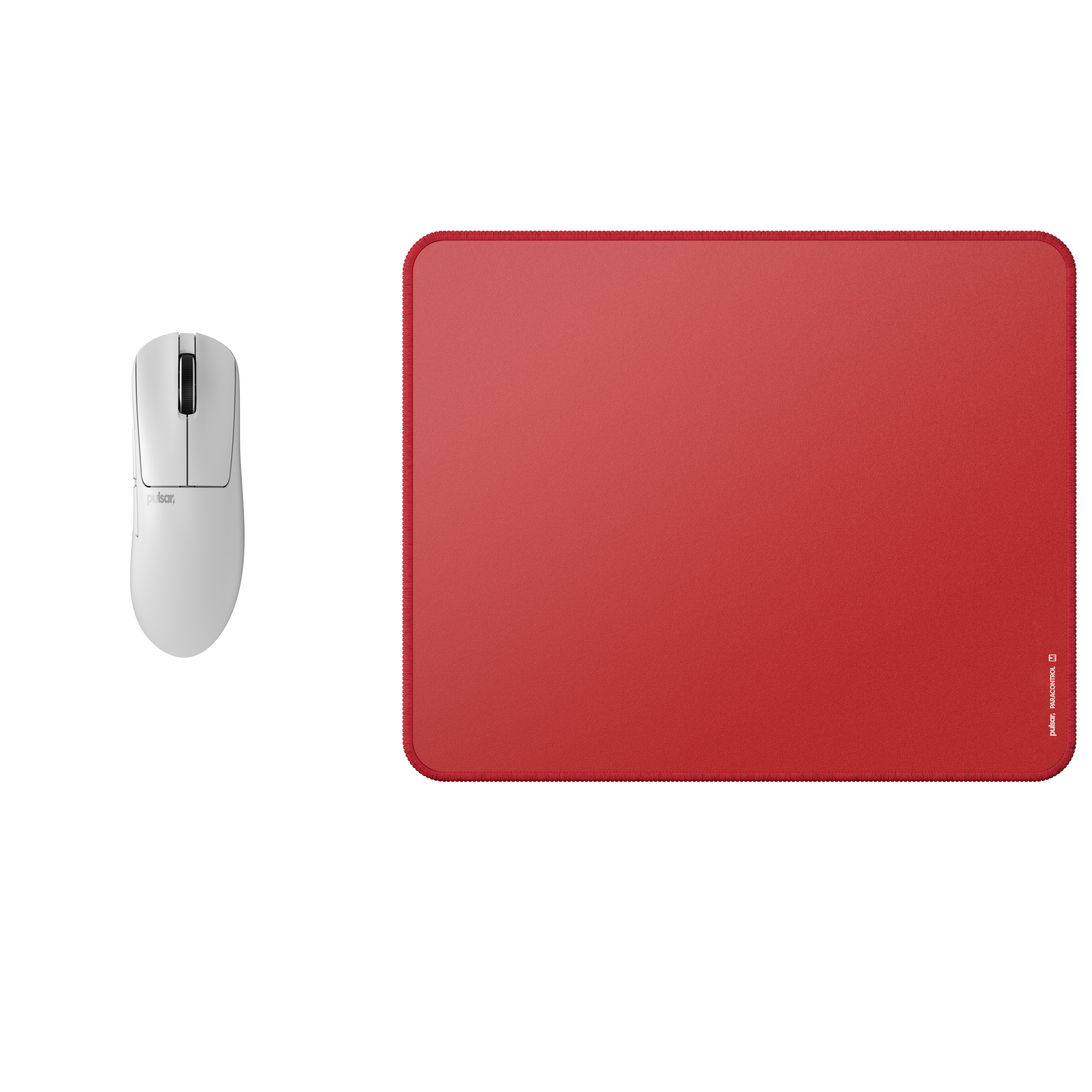 Pulsar Bundle - Xlite V4 Mini White + Paracontrol Medium v2 Mousepad - Gaming Maus (Weiß) 8501021