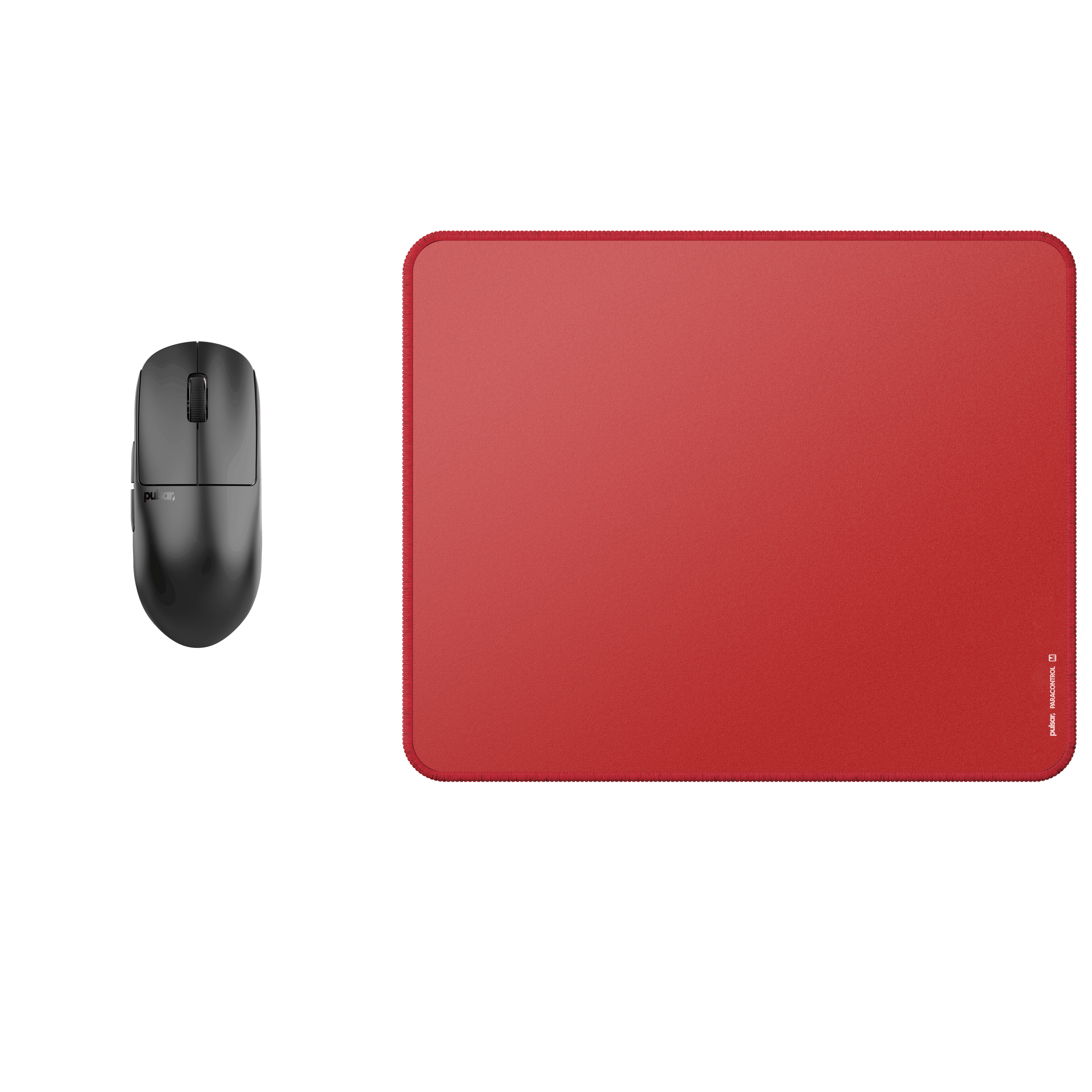 Pulsar Bundle - X2h v3 Mini Black + Paracontrol Medium v2 Mousepad - Gaming Maus (Schwarz)