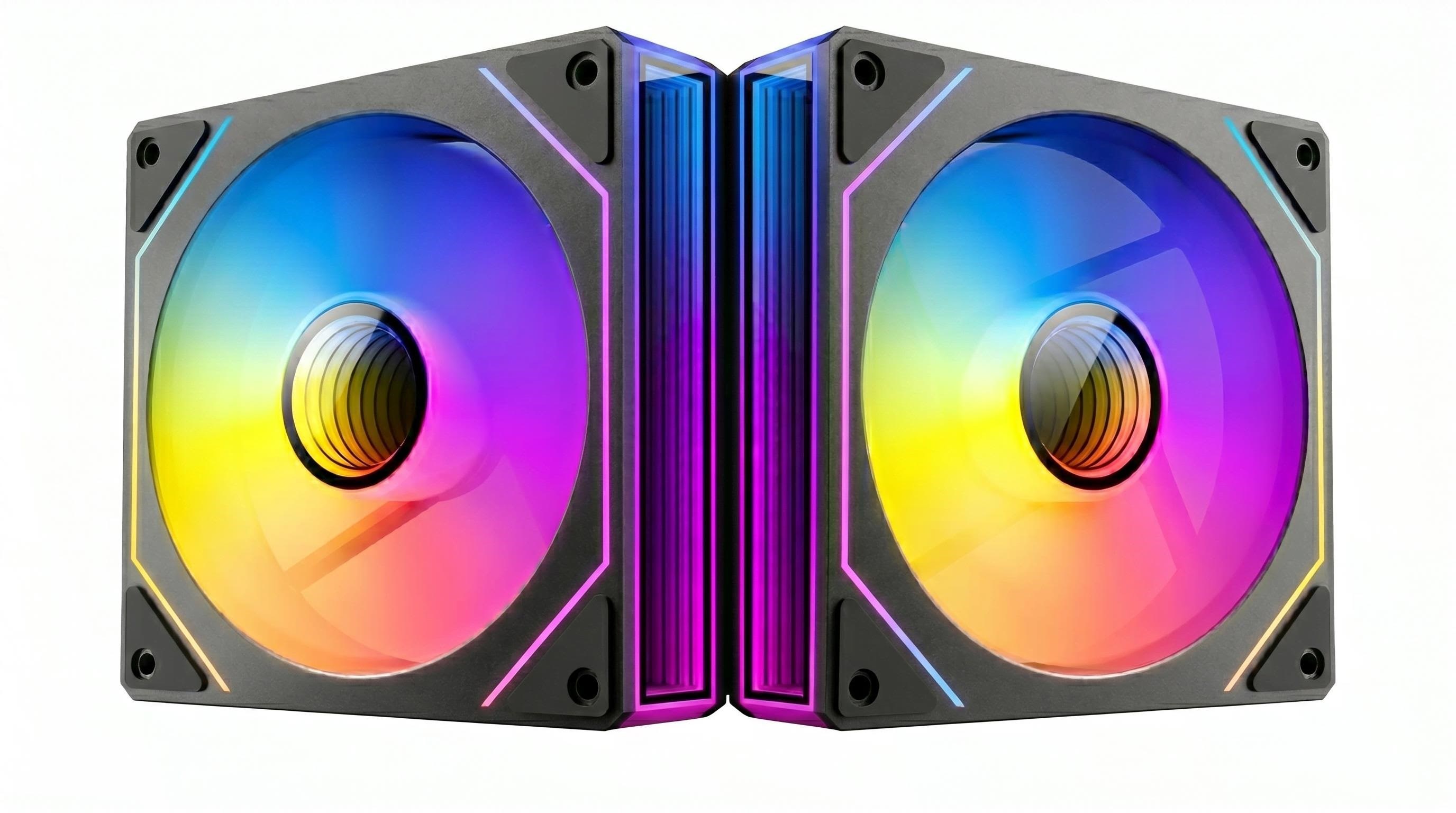 Dutzo Inf 120 Pwm Argb Reverse (2-pack) - Gehäuselüfter - 120mm - Schwarz Mit Rgb Led - 28 Dba - Gehaeuseluefter 8501027